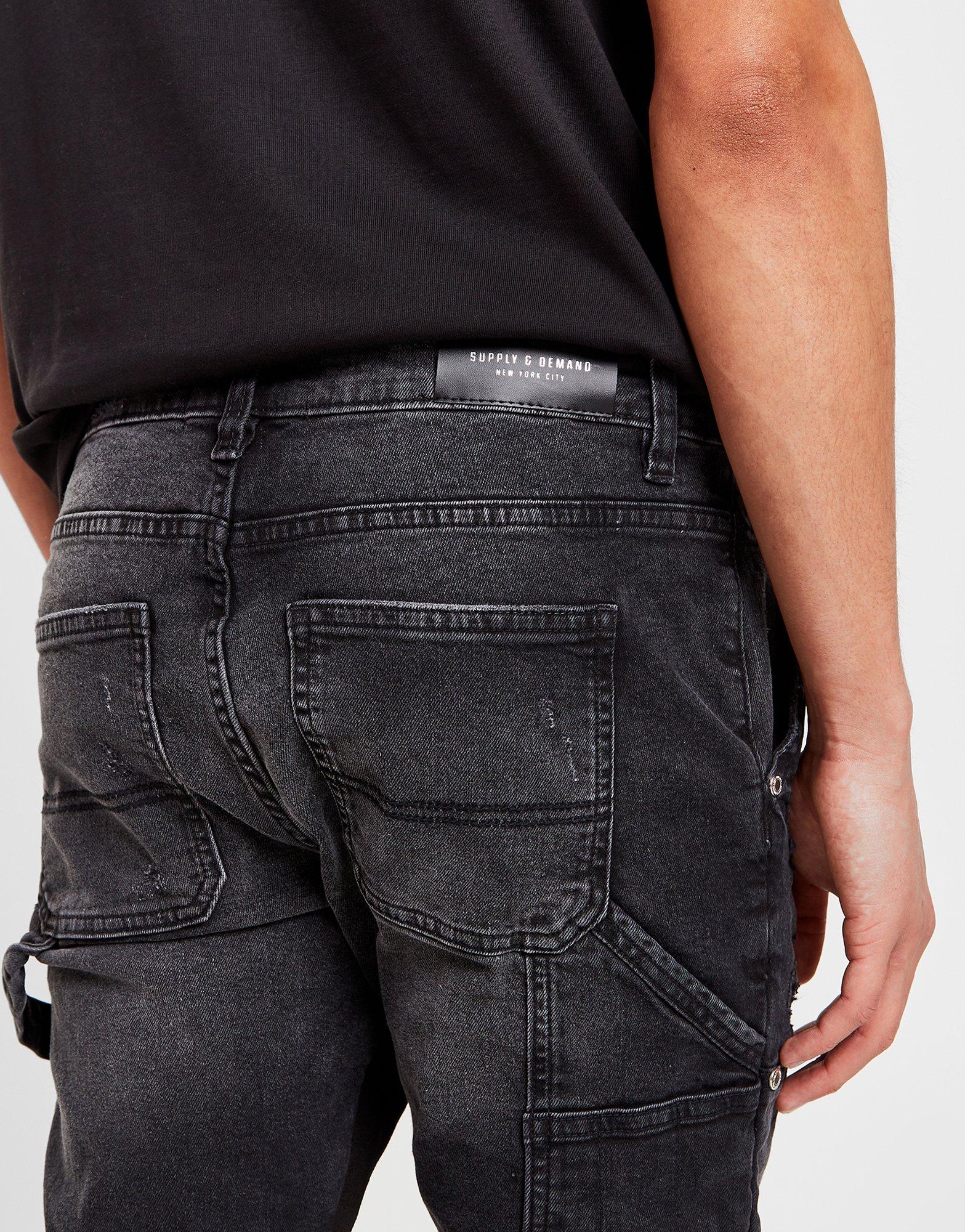 Black Supply & Demand Ernest Jeans JD Sports UK