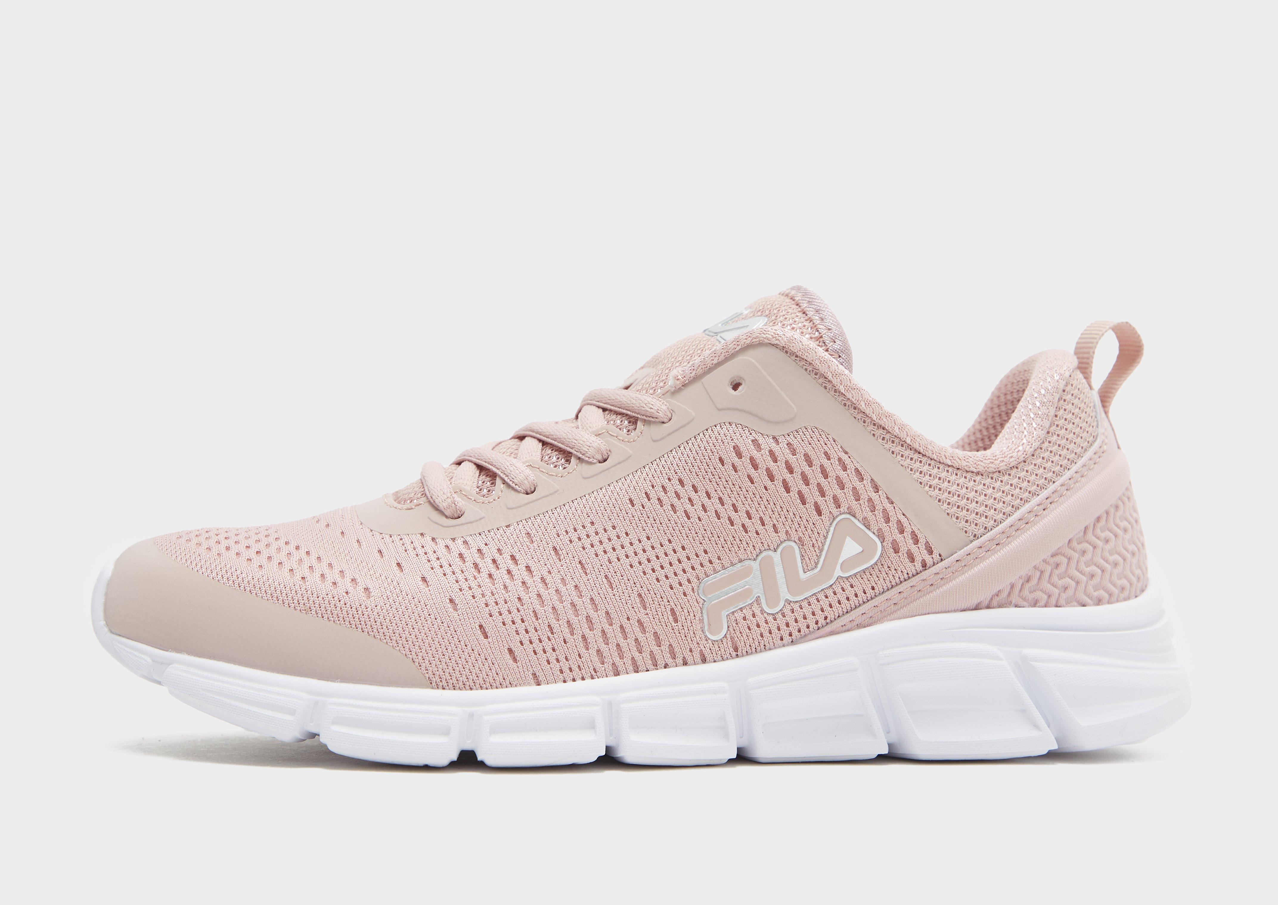 Fila shoes womens outlet pink and white