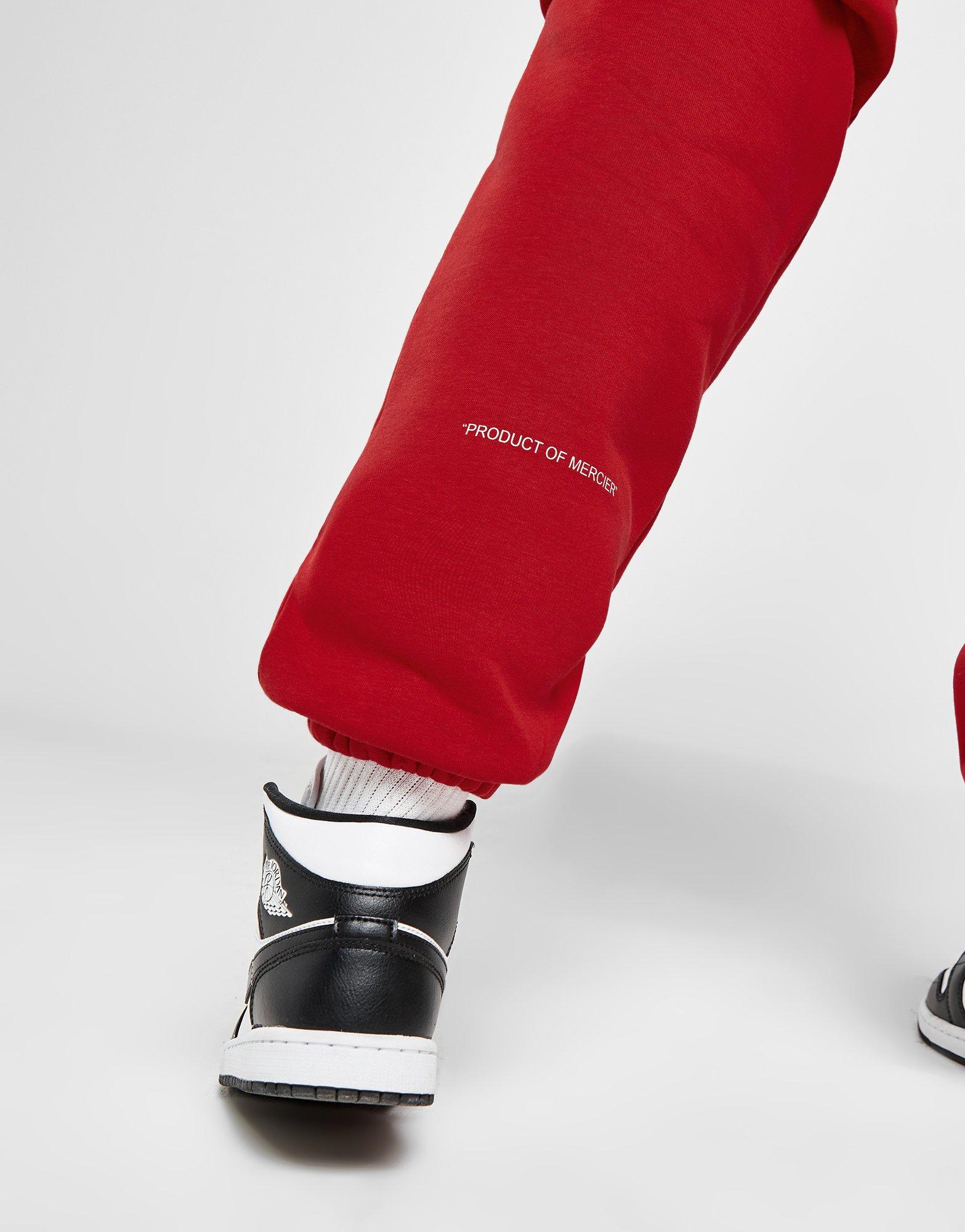 Red MERCIER Badge Joggers