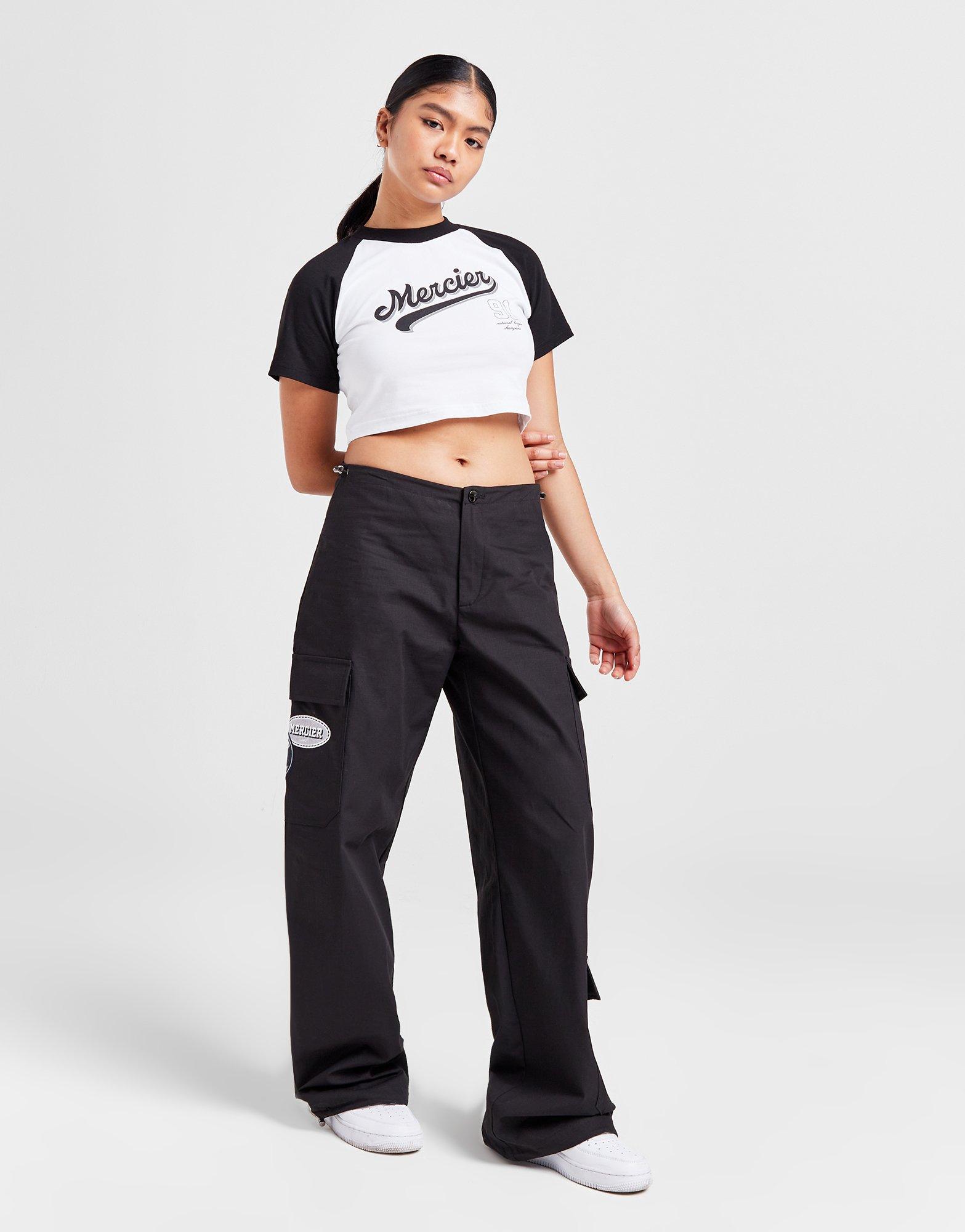 MERCIER Pantaloni Cargo Parachute con Loghi