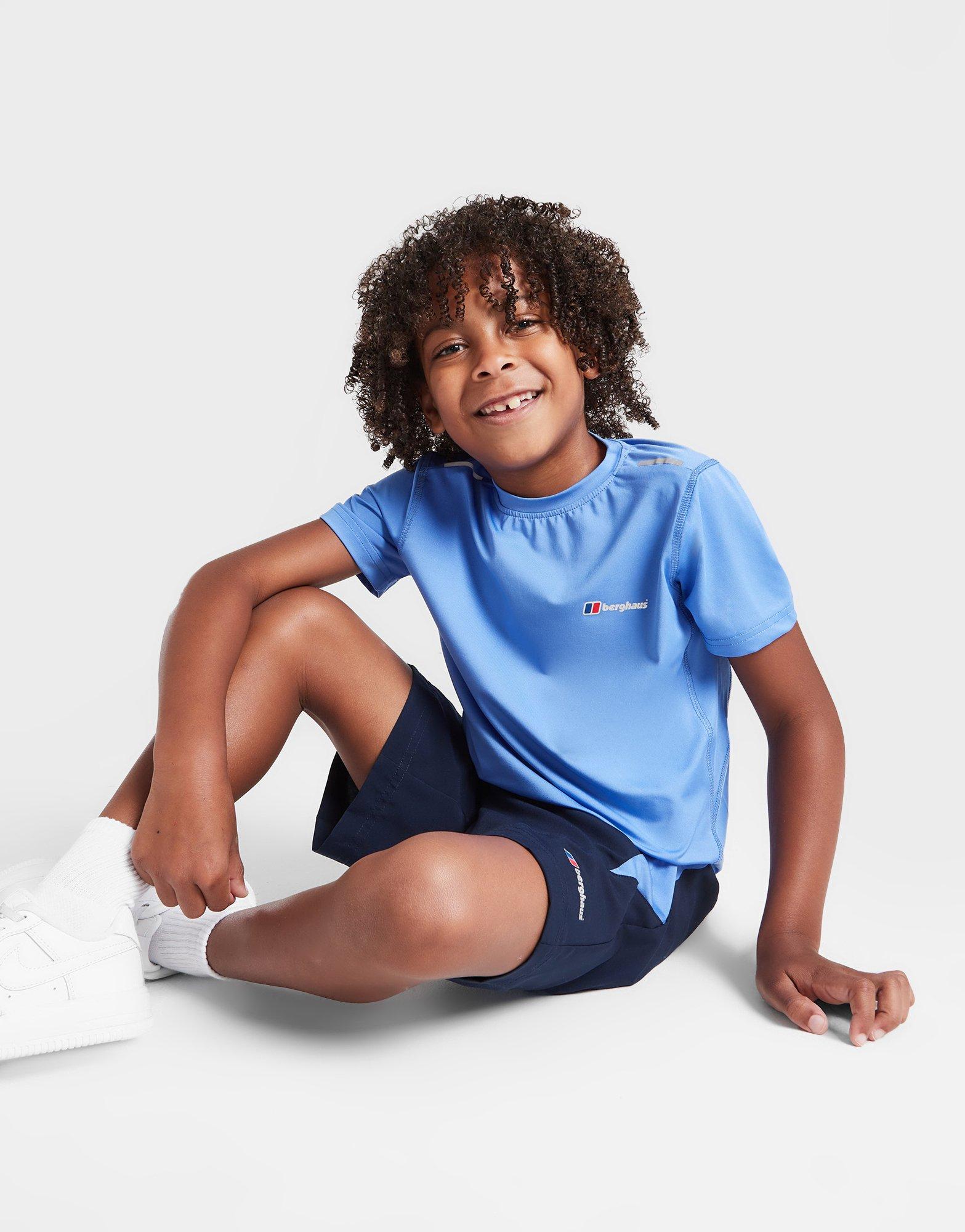 Nike Kids' Club Sea T-Shirt & Shorts Set, Navy, 2-3 years