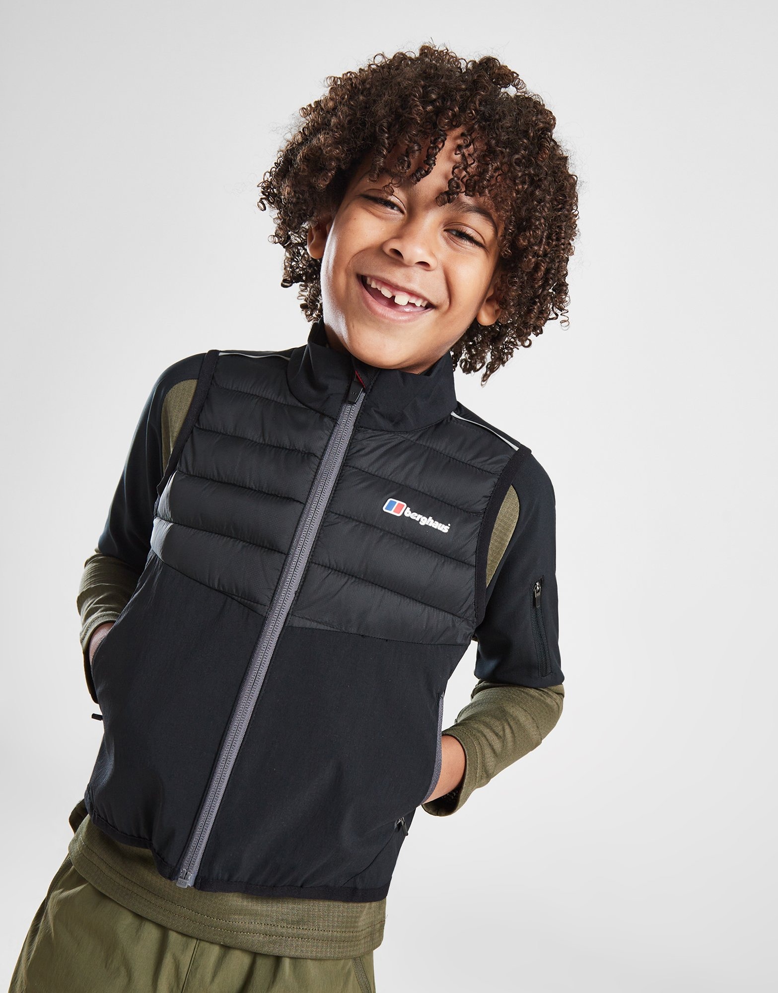 Black Berghaus Tech Gilet Children JD Sports Ireland