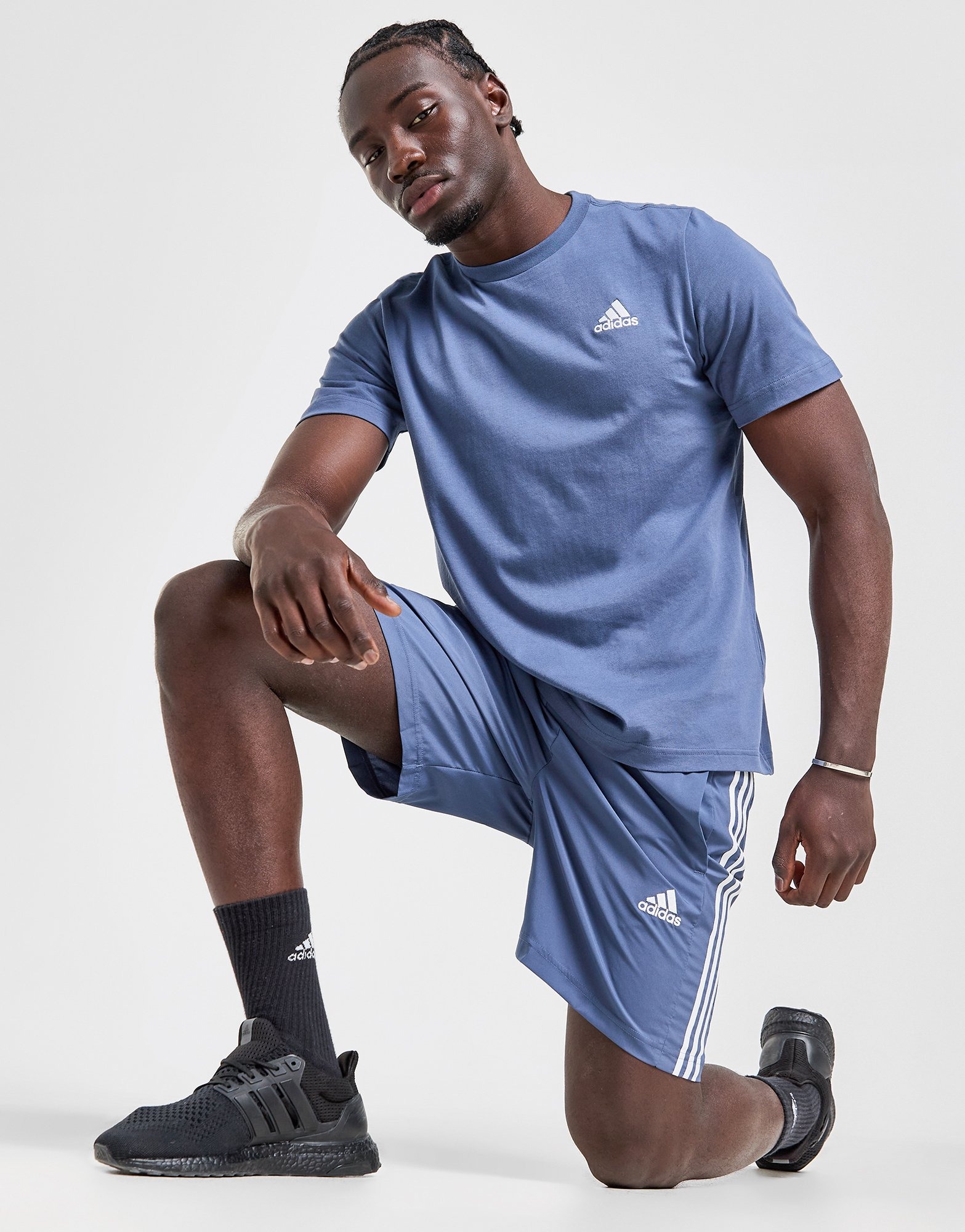 Blue adidas Core TShirt JD Sports