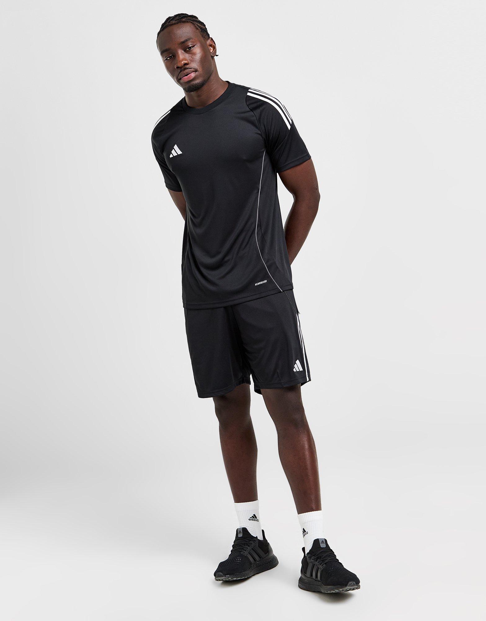 Black adidas Tiro Poly TShirt JD Sports UK