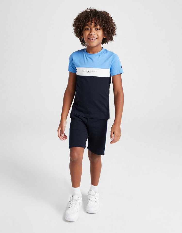 Tommy Hilfiger Colour Block T-Shirt/Shorts Set Children