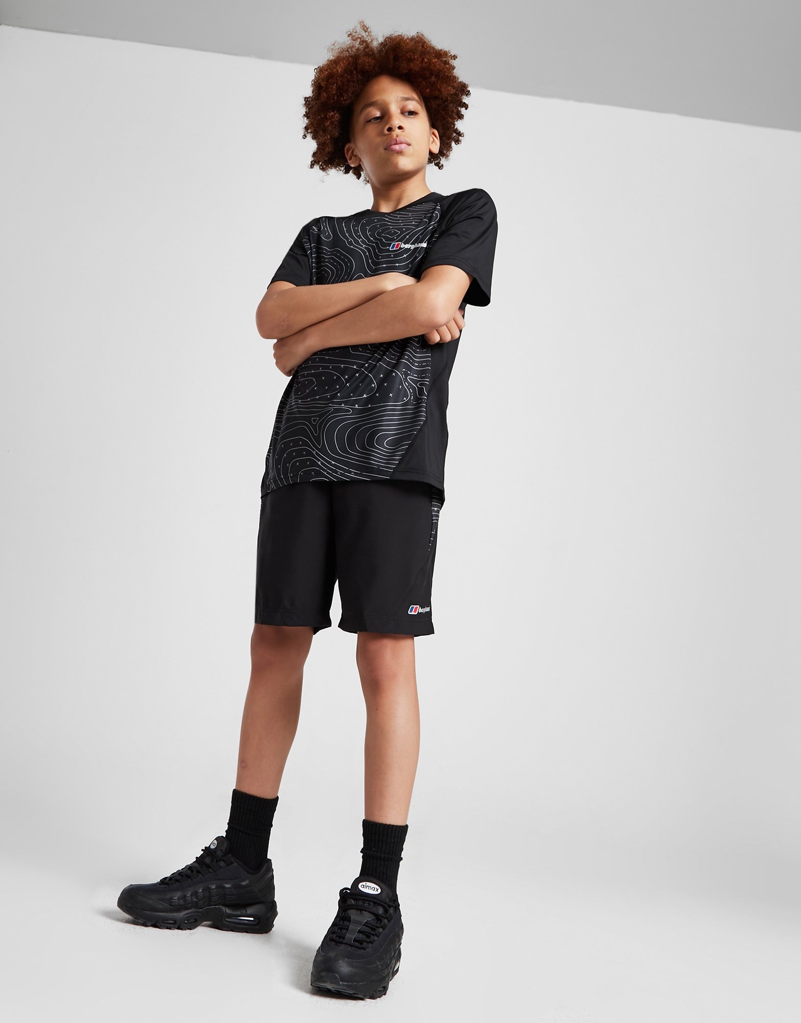 Black Berghaus Contour Shorts Junior - JD Sports