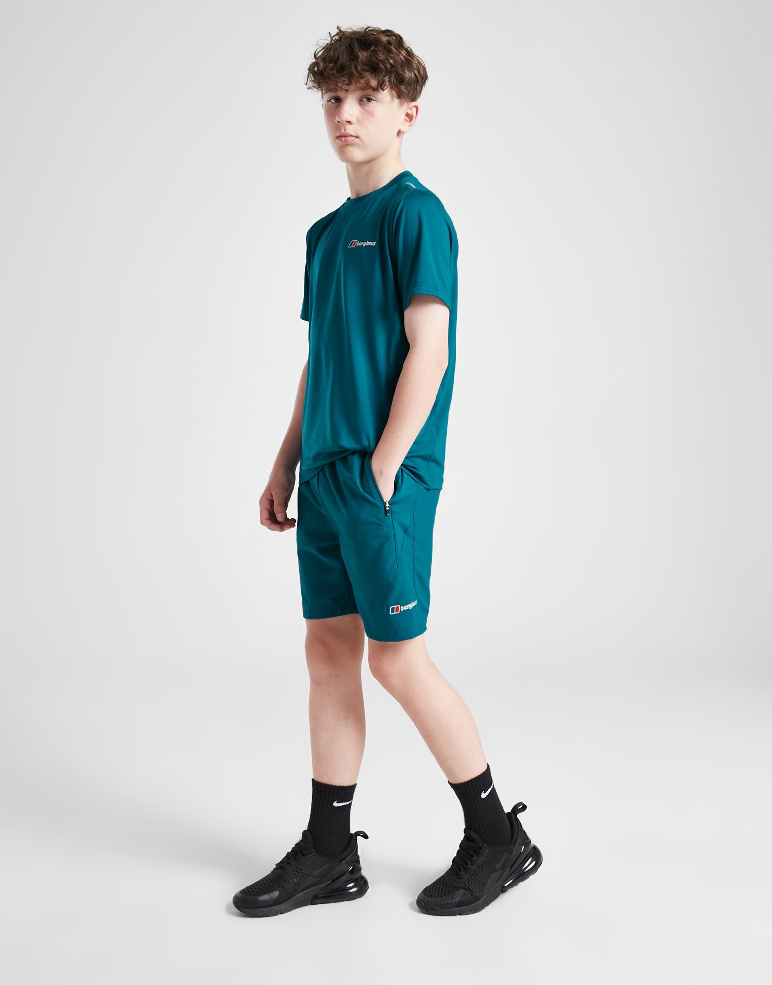 Green Berghaus Woven Shorts Junior | JD Sports UK