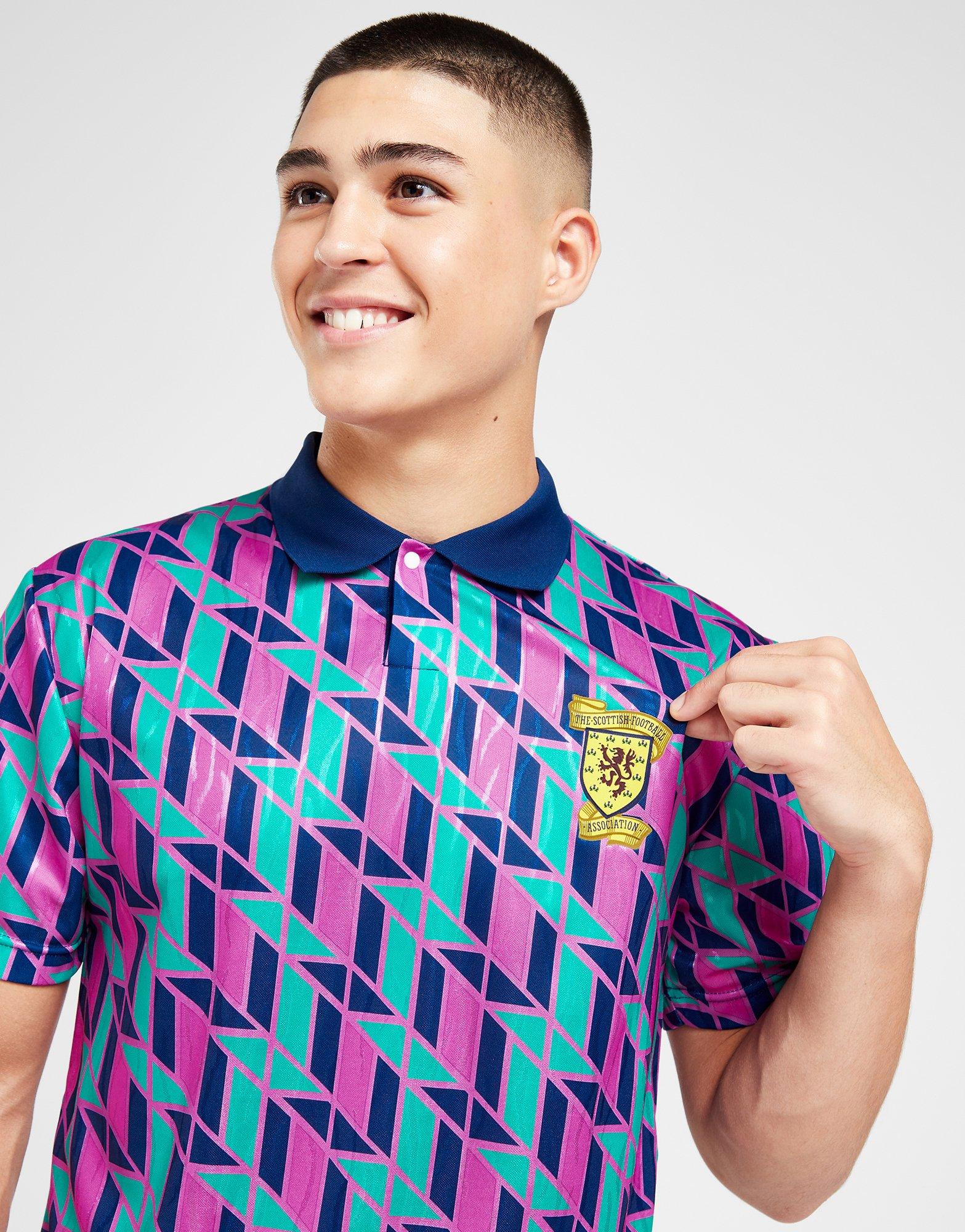 Score Draw Shirt Scotland '90 Fourth Retro em Multicolor