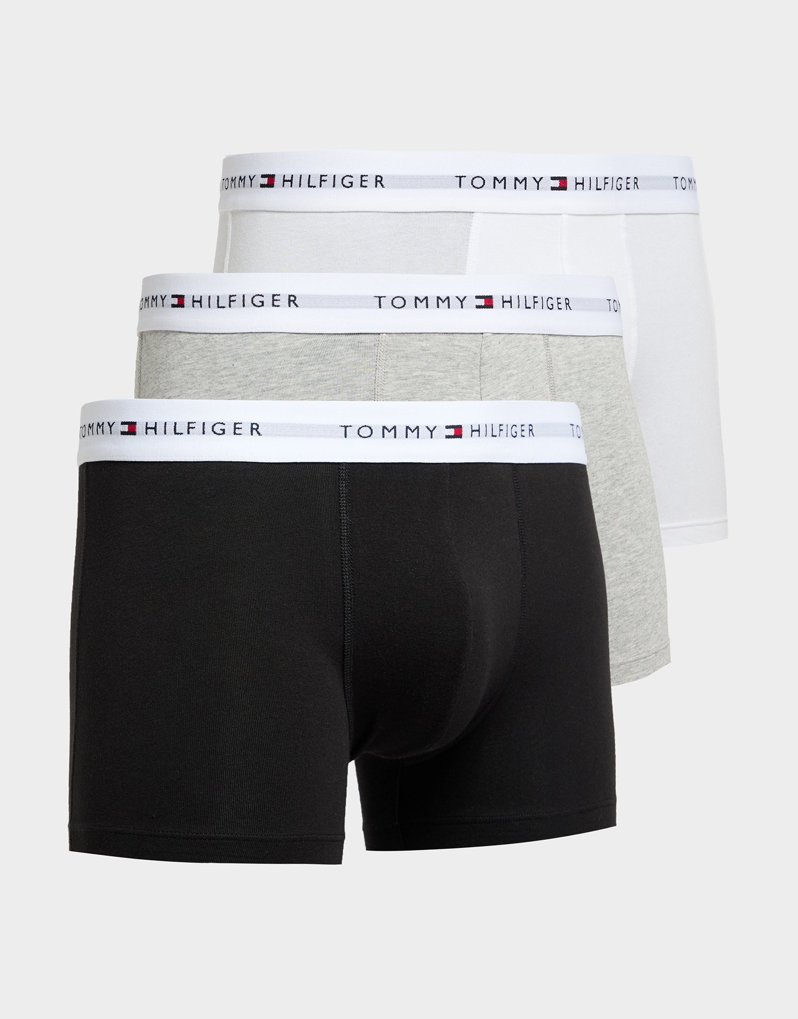 Harmaa Tommy Hilfiger Underwear 3Pack Trunks JD Sports Suomi