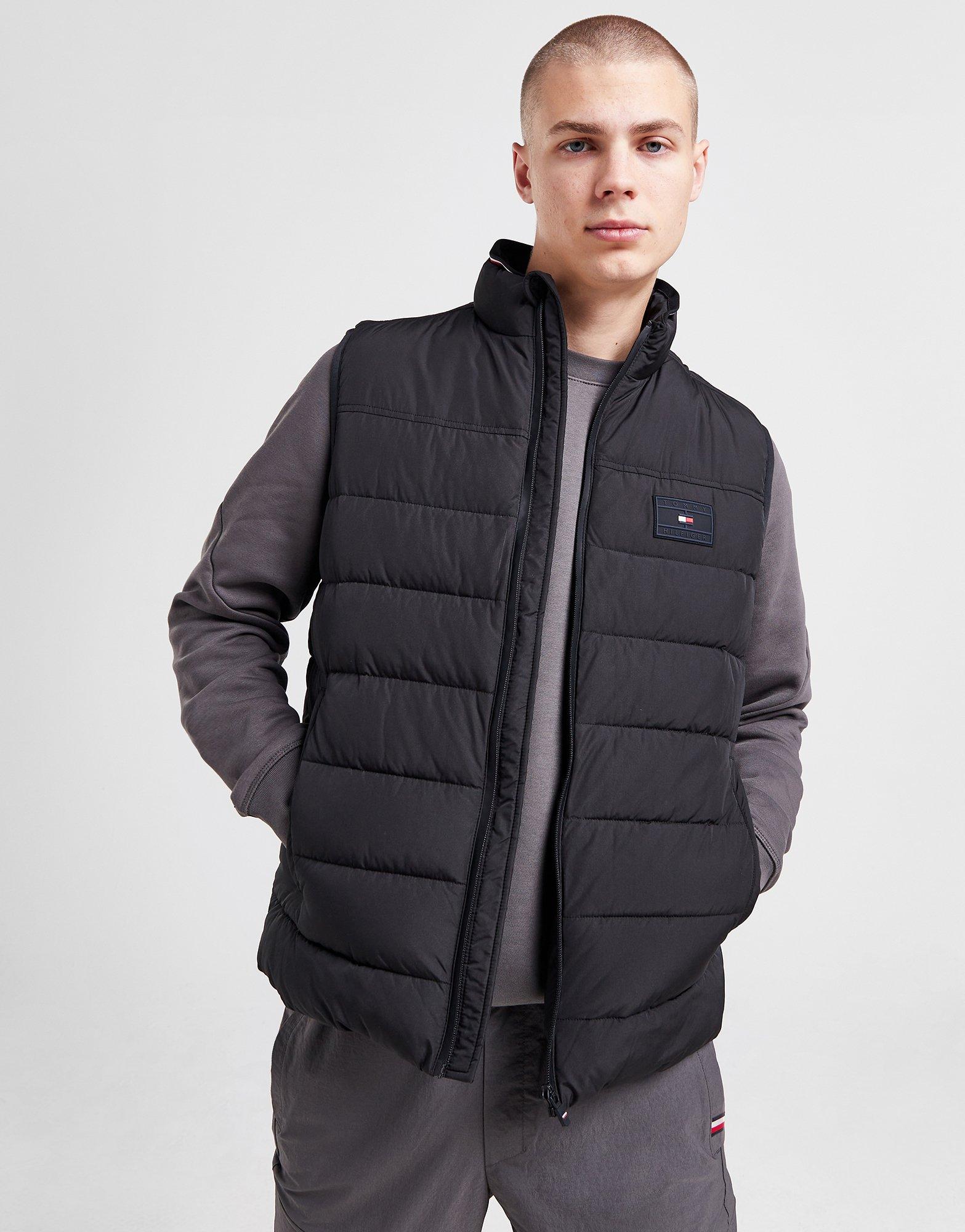 Tommy Hilfiger Veste sans manches Baffle Homme Noir- JD Sports France