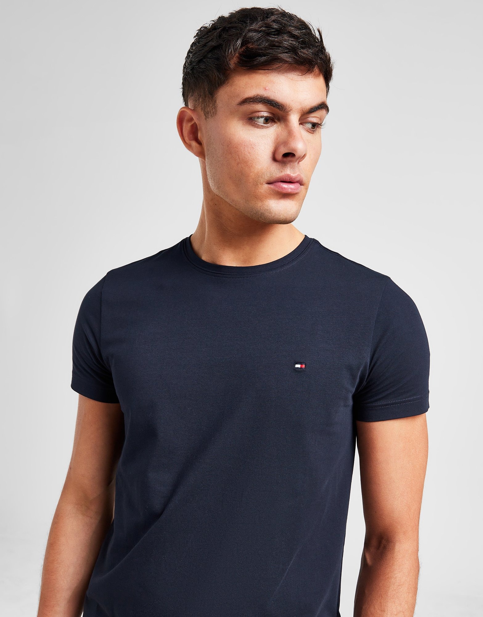 Blue Tommy Hilfiger Small Flag TShirt JD Sports NZ