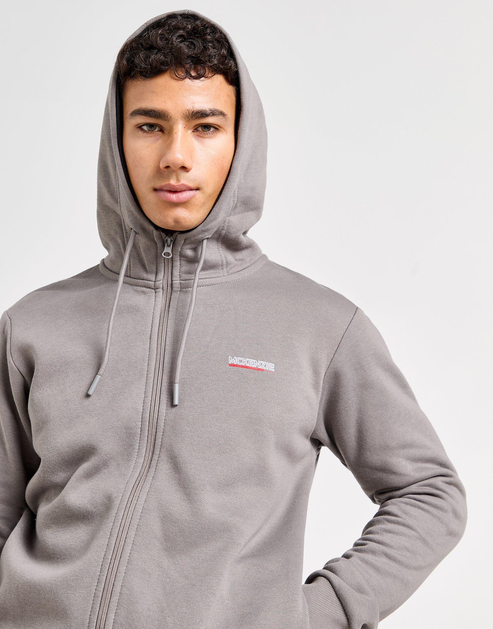 McKenzie Sweat à Capuche Zippé Oversized Essential Homme