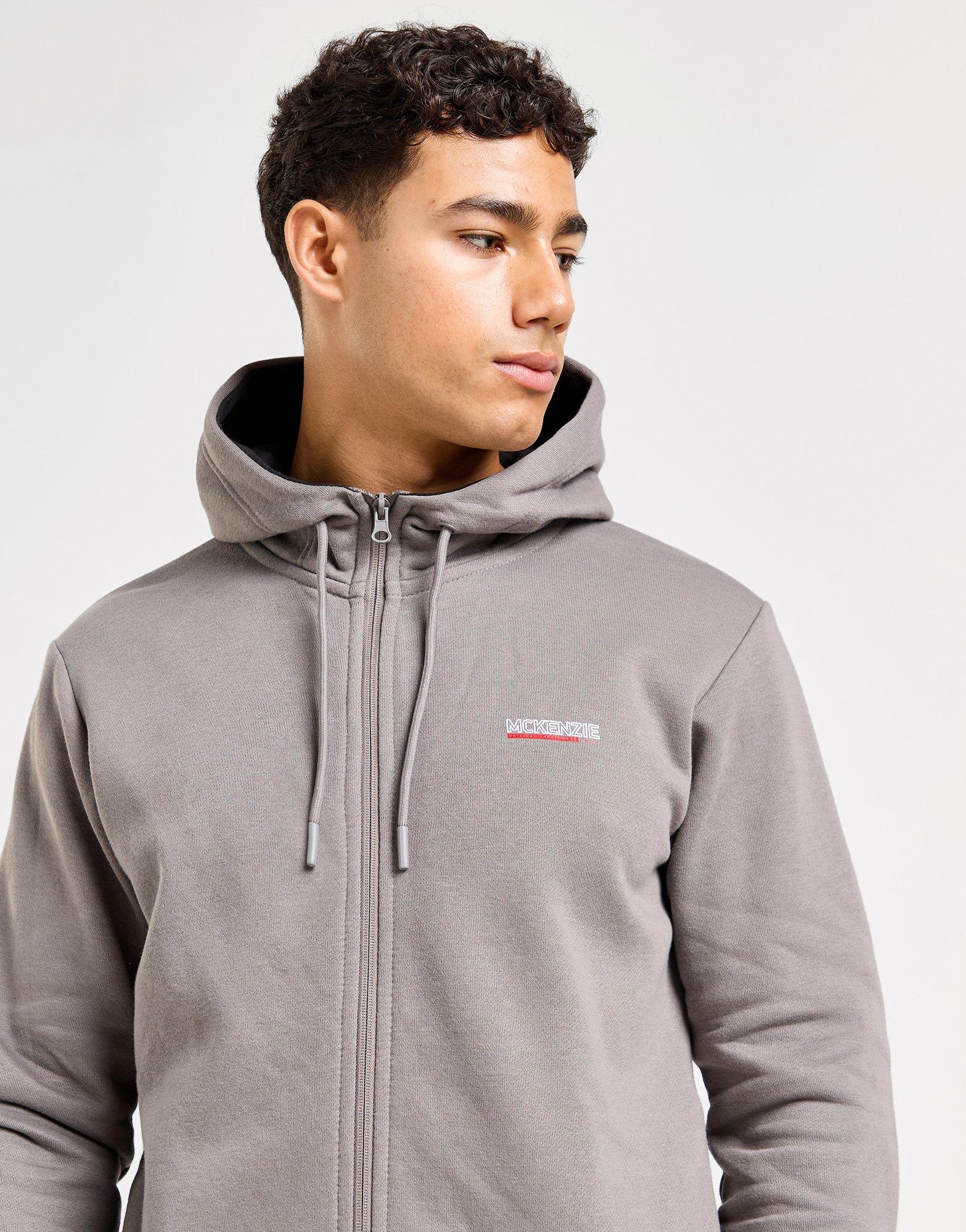 McKenzie Sweat à Capuche Zippé Oversized Essential Homme