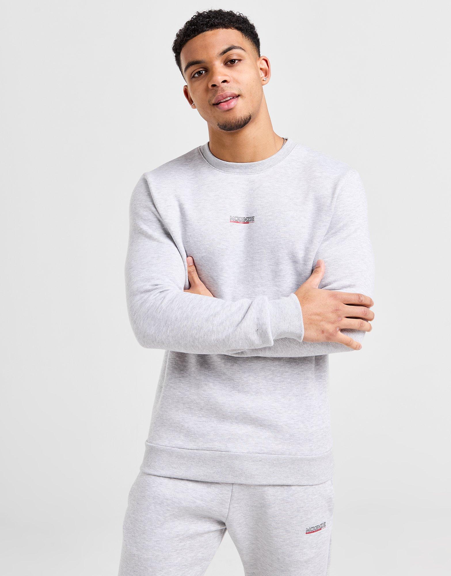 Grey McKenzie Essential Crew Sweatshirt JD Sports UK