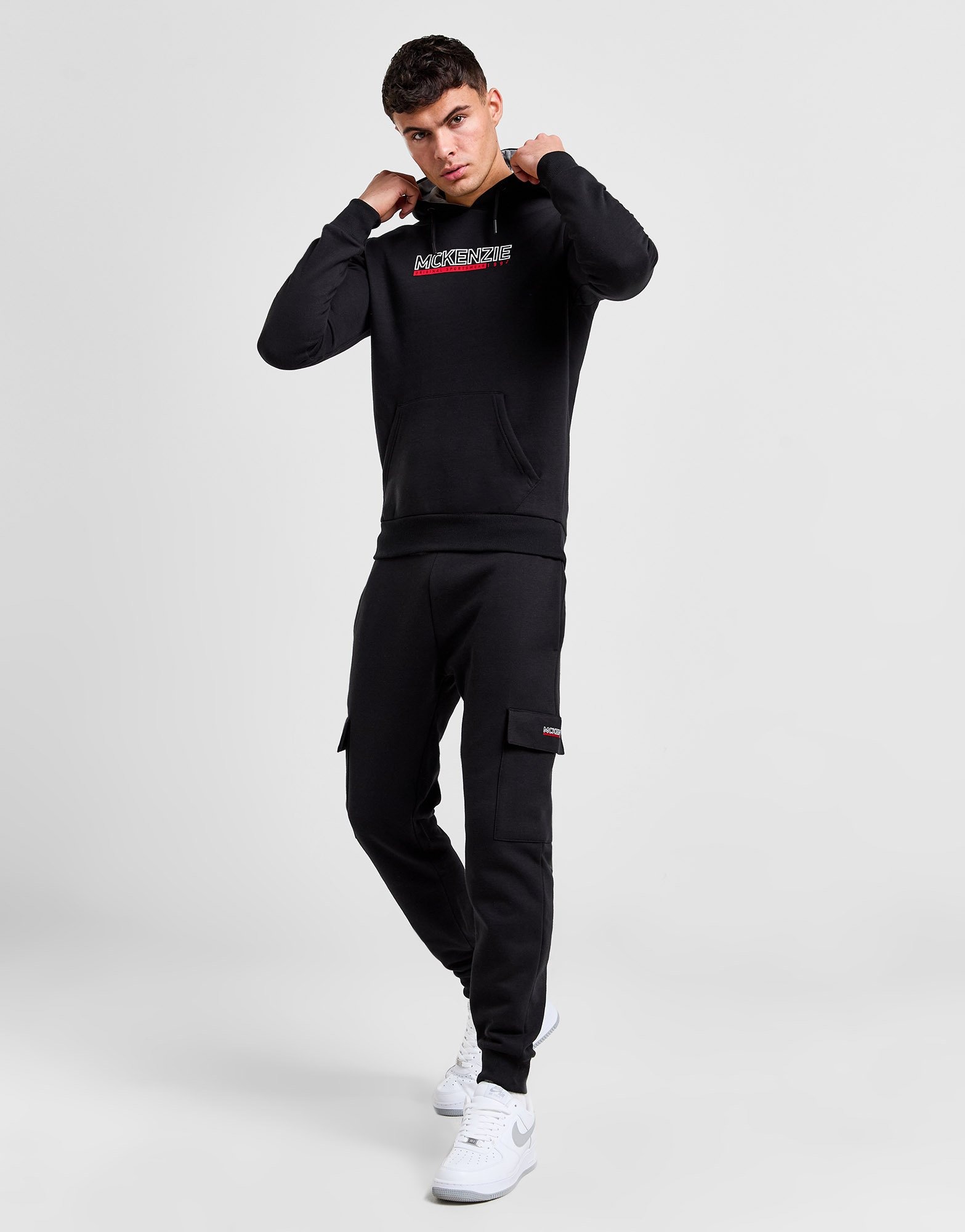 Black McKenzie Elevated Overhead Tracksuit JD Sports