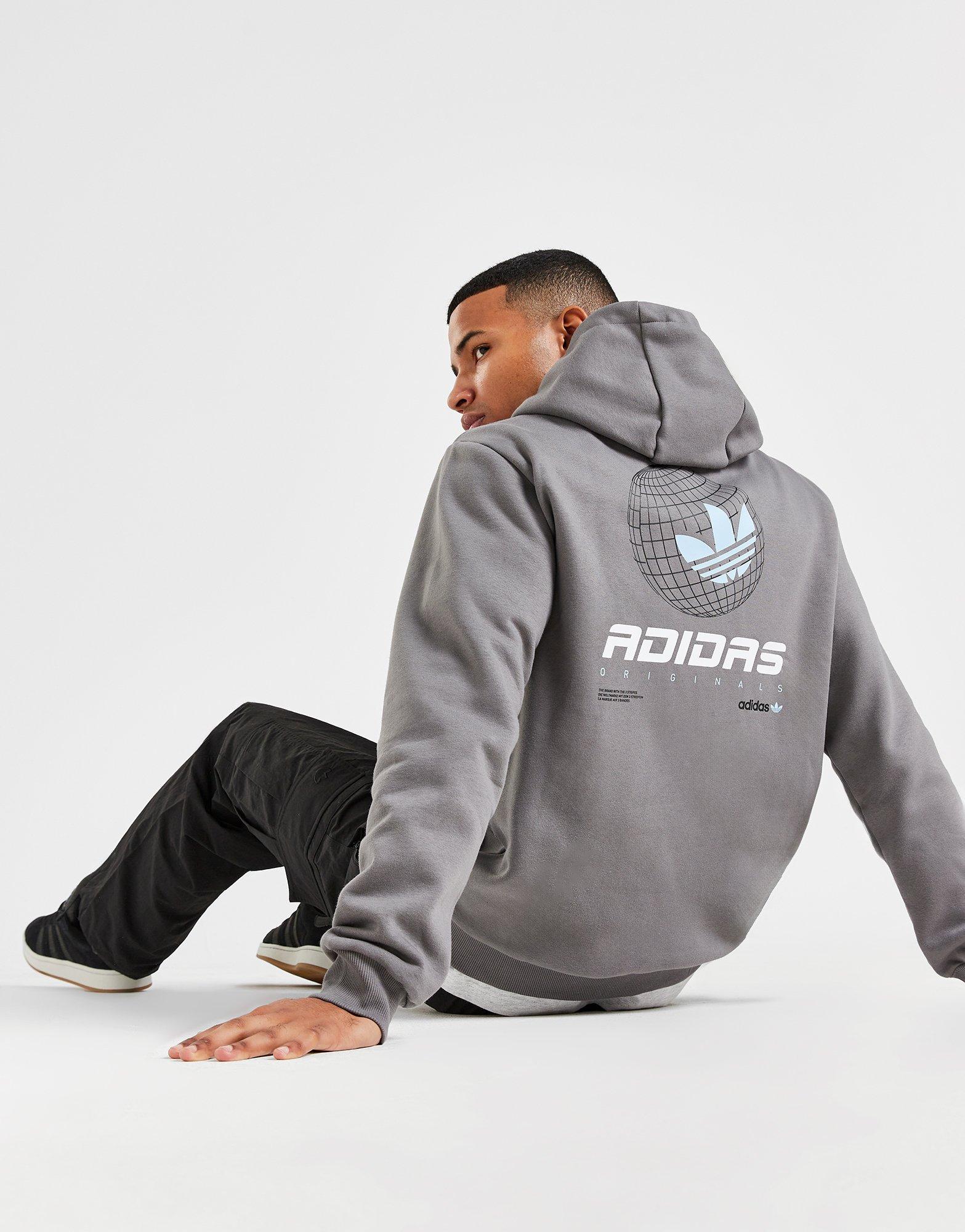 Adidas originals hoodie outlet grau