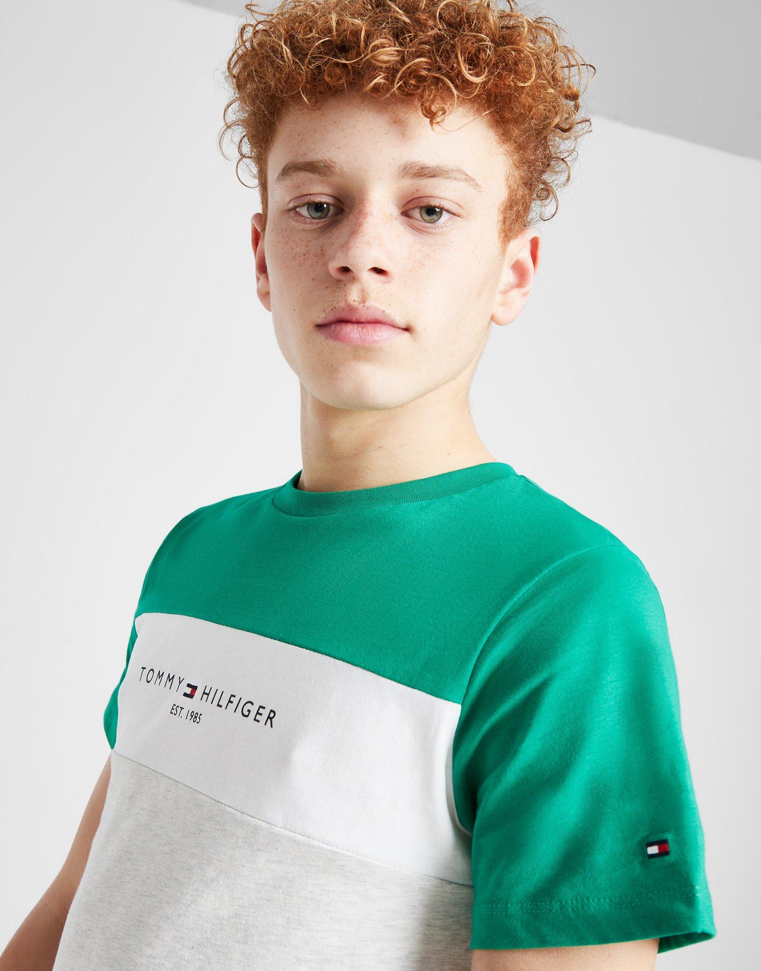 Tommy Hilfiger Colour Block T-Shirt/Shorts Set Junior
