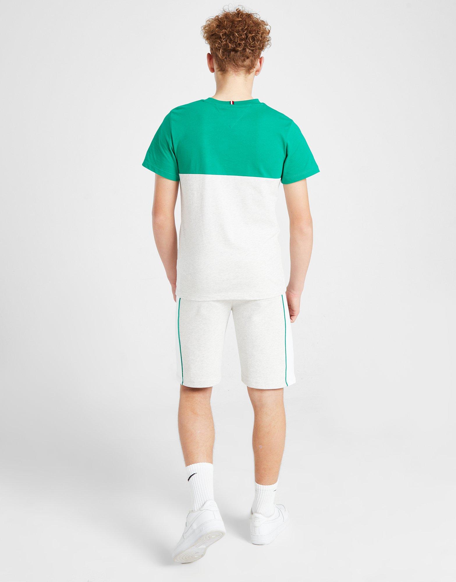 Tommy Hilfiger Colour Block T-Shirt/Shorts Set Junior