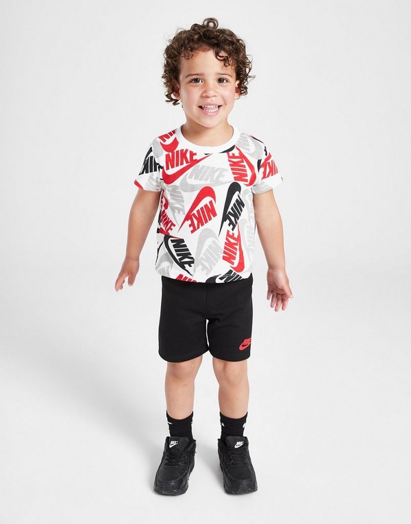 Nike All-Over-Print T-Shirt/Shorts Set Babys