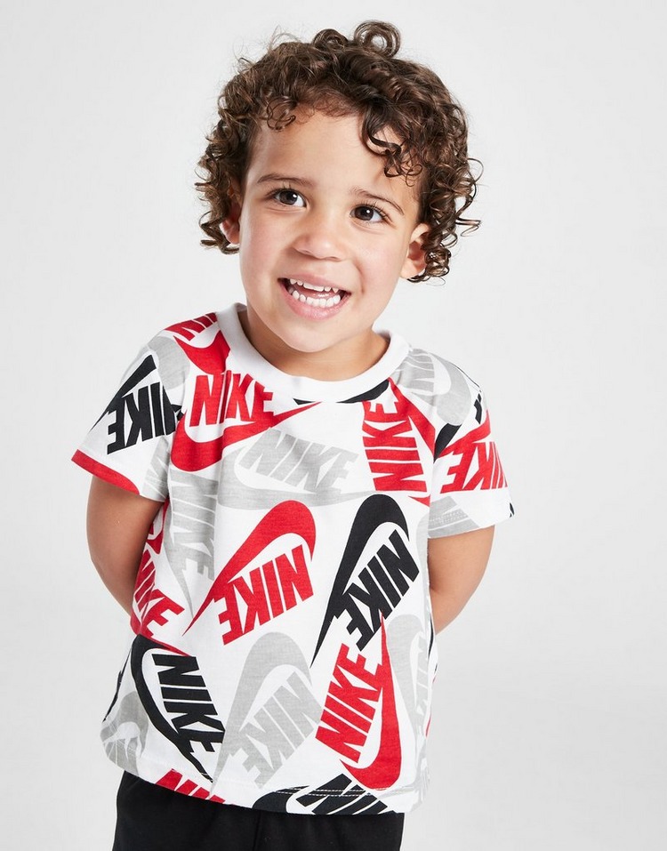 Nike All Over Print T-Shirt/Shorts Set Infant