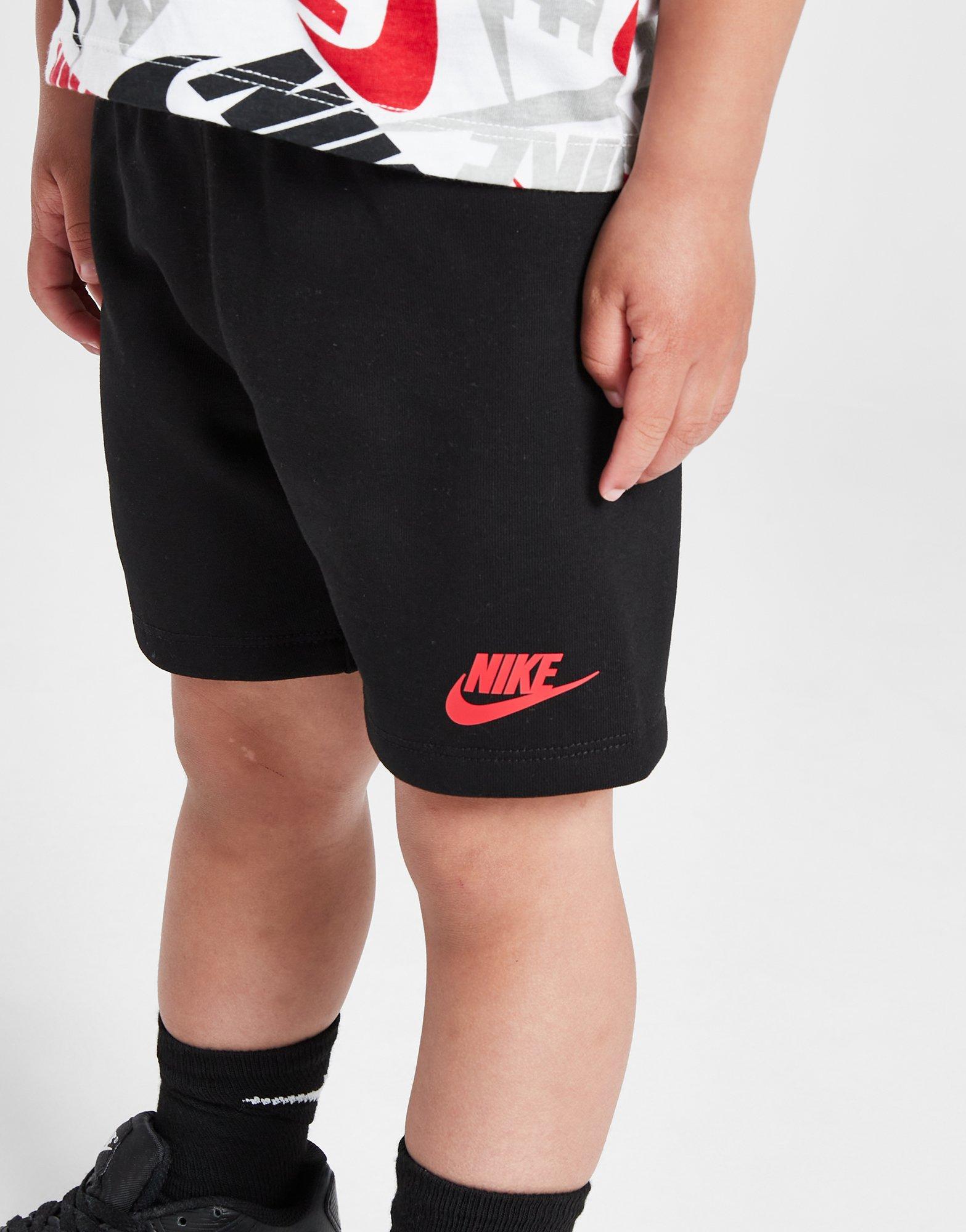 Nike All Over Print T-Shirt/Shorts Set Infant
