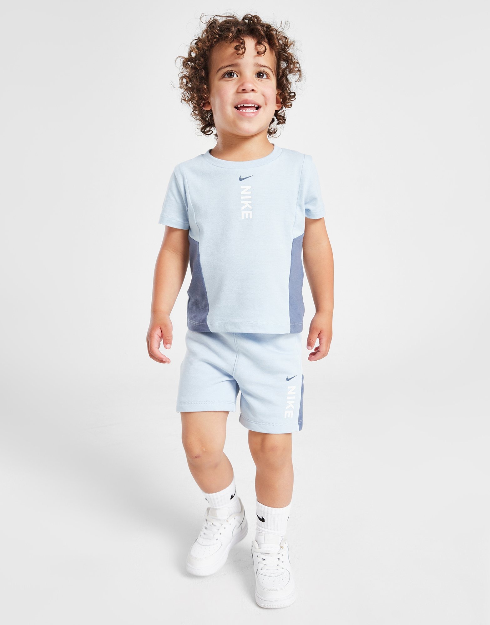 Blue Nike Hybrid T-Shirt/Short Set Infant - JD Sports Global