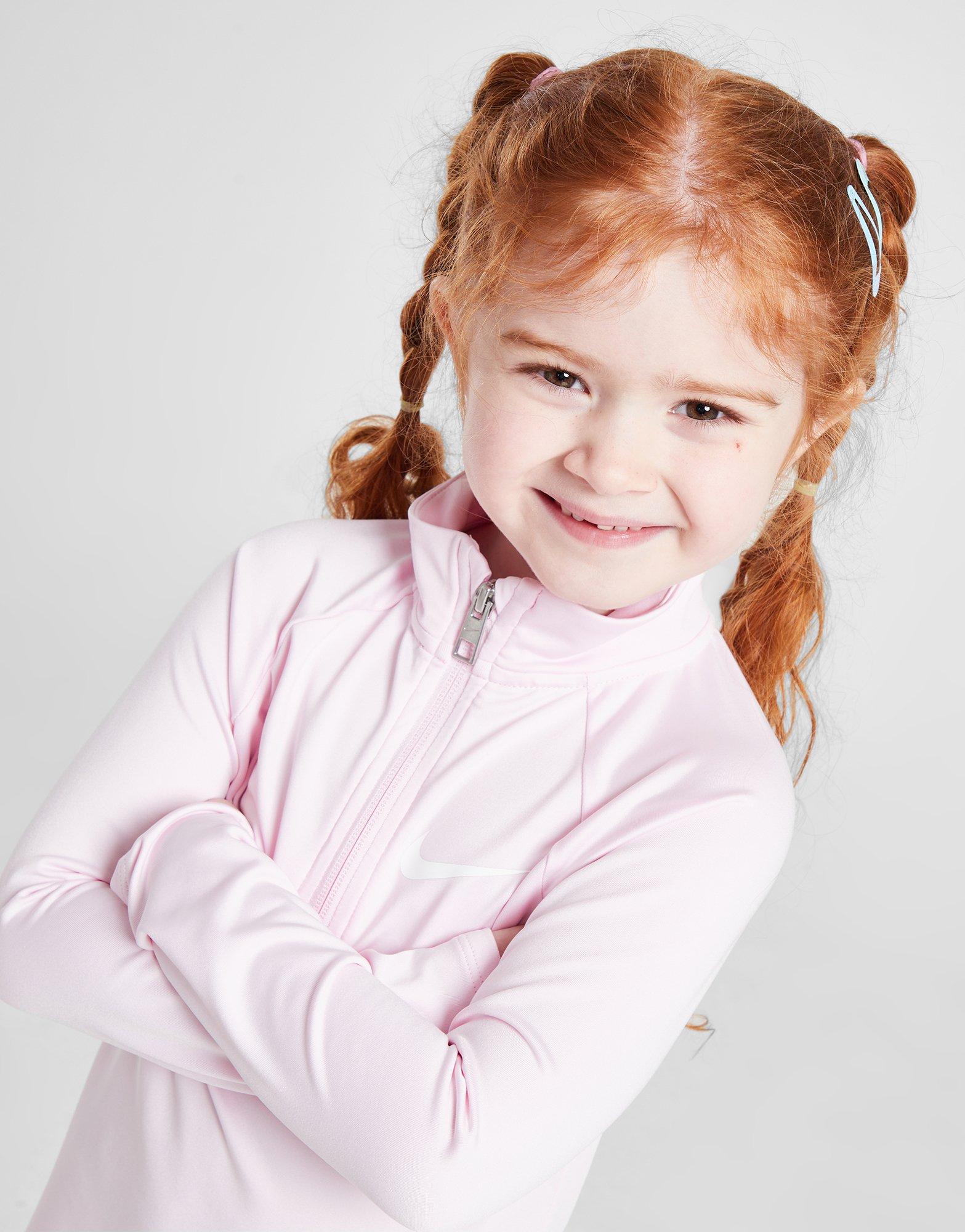 Nike Girls' Pacer 1/4 Zip Top/Shorts Set Children