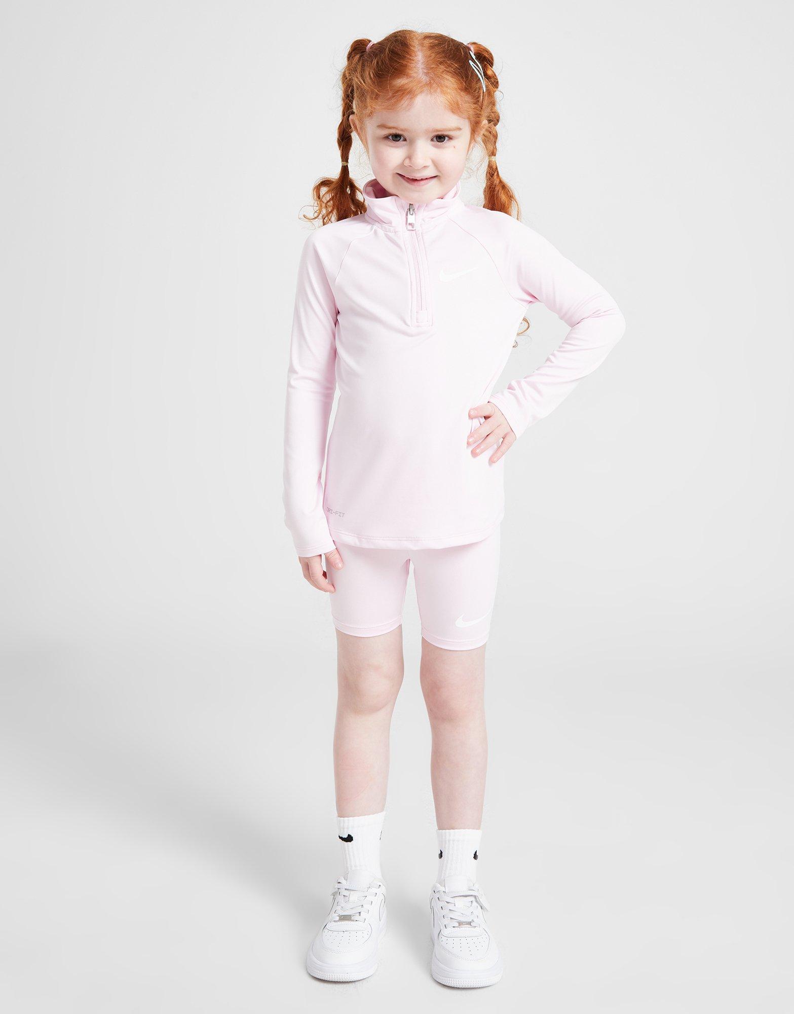 Nike Girls' Pacer 1/4 Zip Top/Shorts Set Children