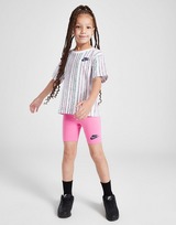 Nike Girls' Stripe T-Shirt/Shorts Set Children