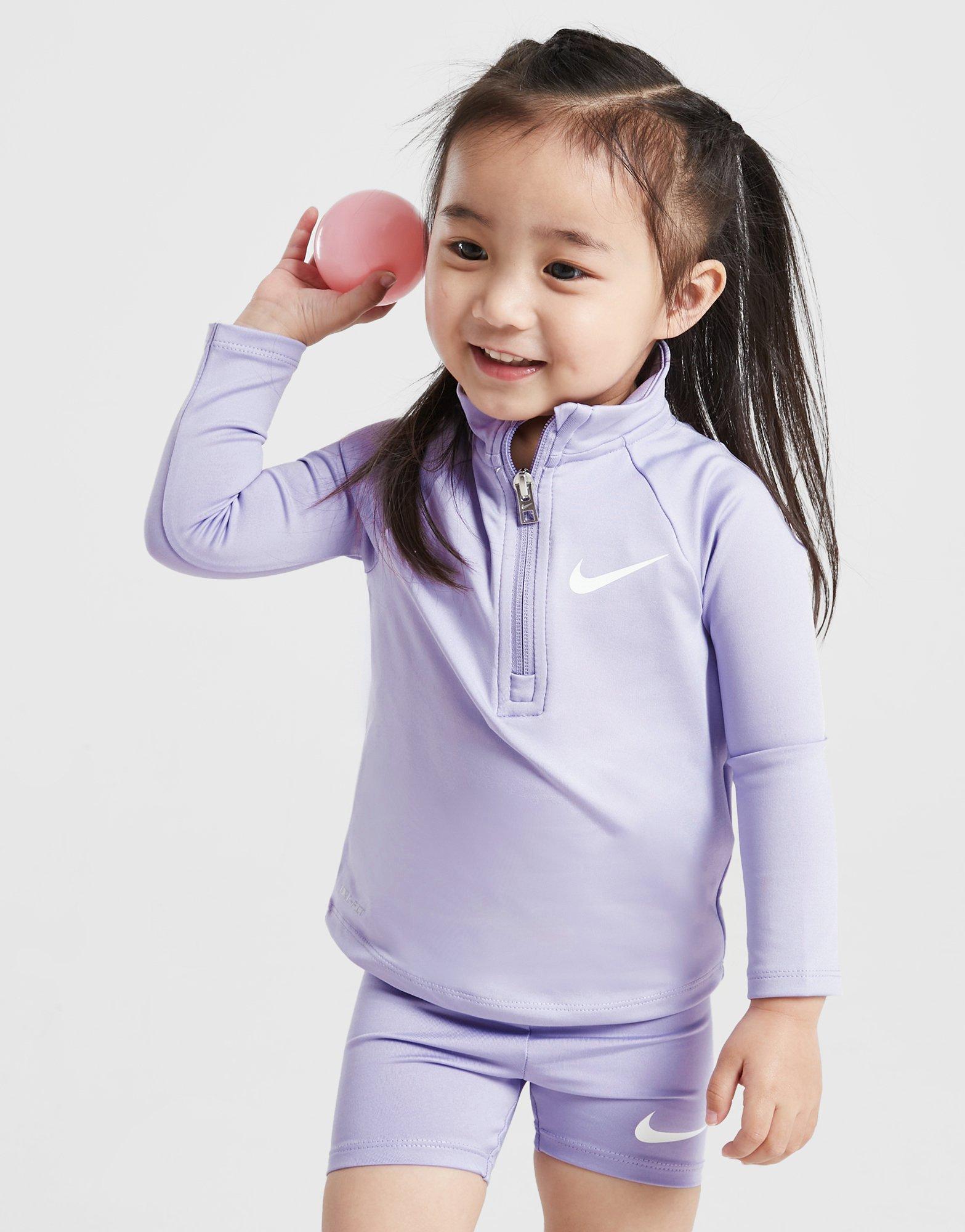 Nike Girls' Pacer 1/4-Zip/Shorts Set Infant