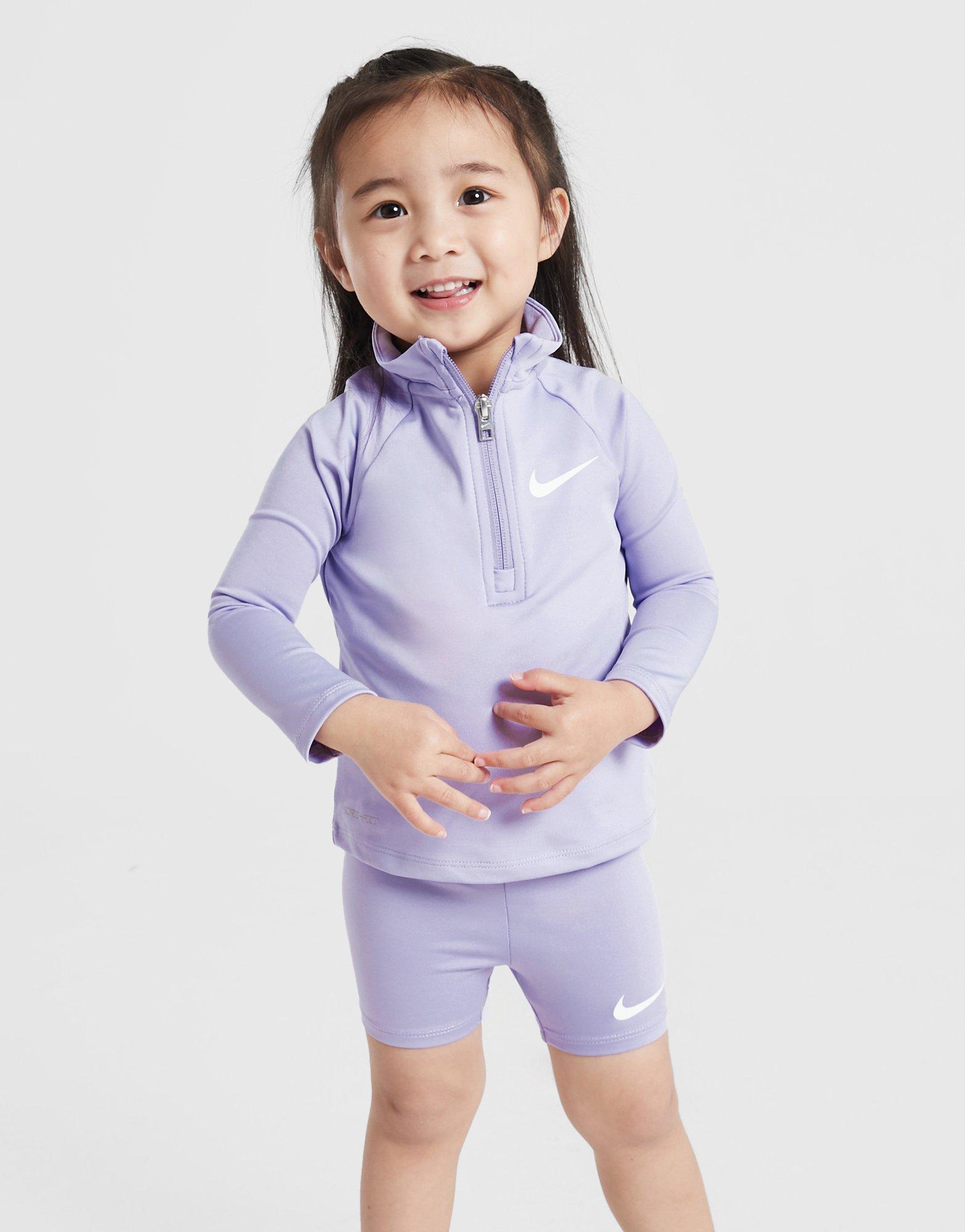 Nike Girls' Pacer 1/4-Zip/Shorts Set Infant