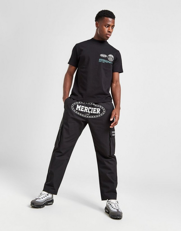 Black MERCIER Maison Cargo Track Pants | JD Sports UK