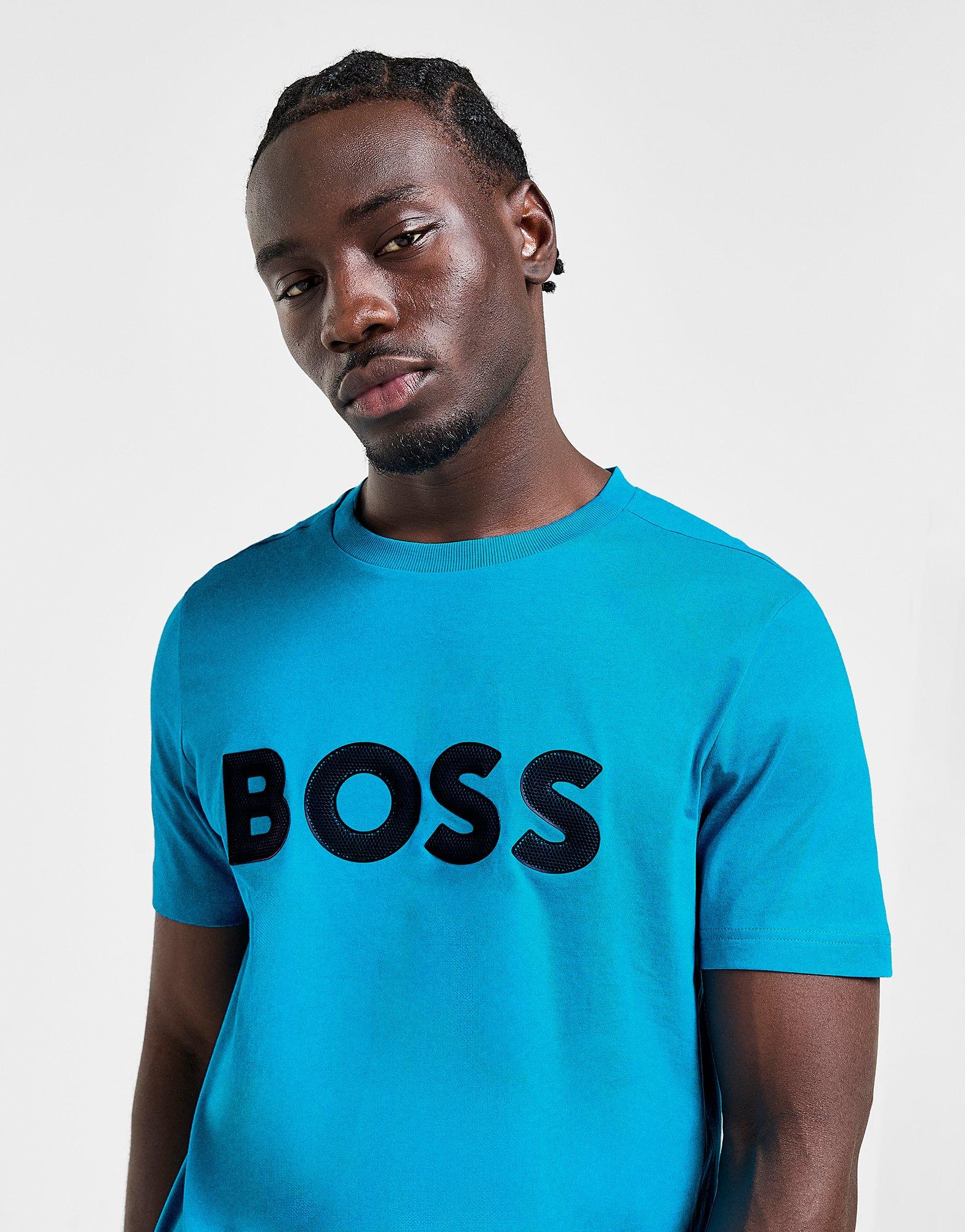 Blue boss t shirt new arrivals