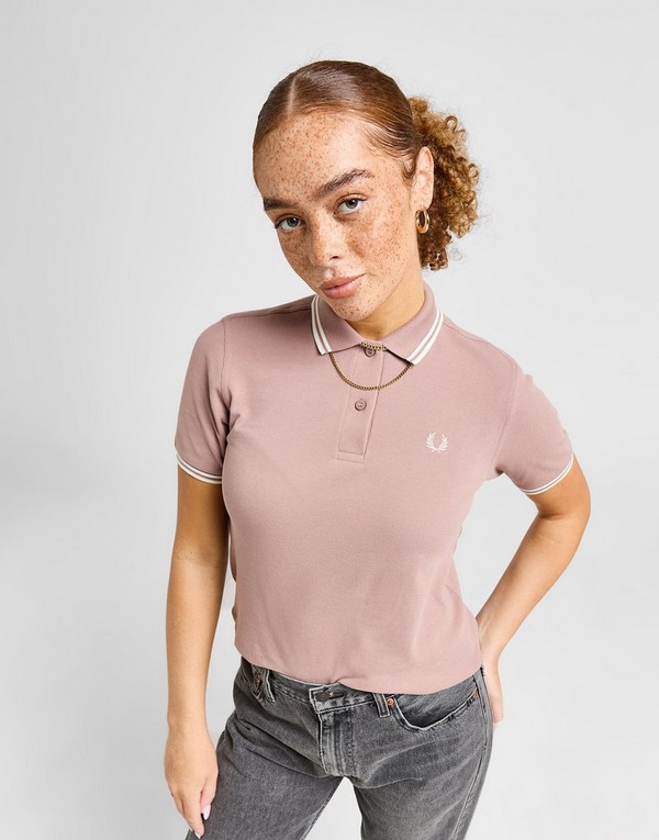 Pink Fred Perry Twin Tipped Polo Shirt