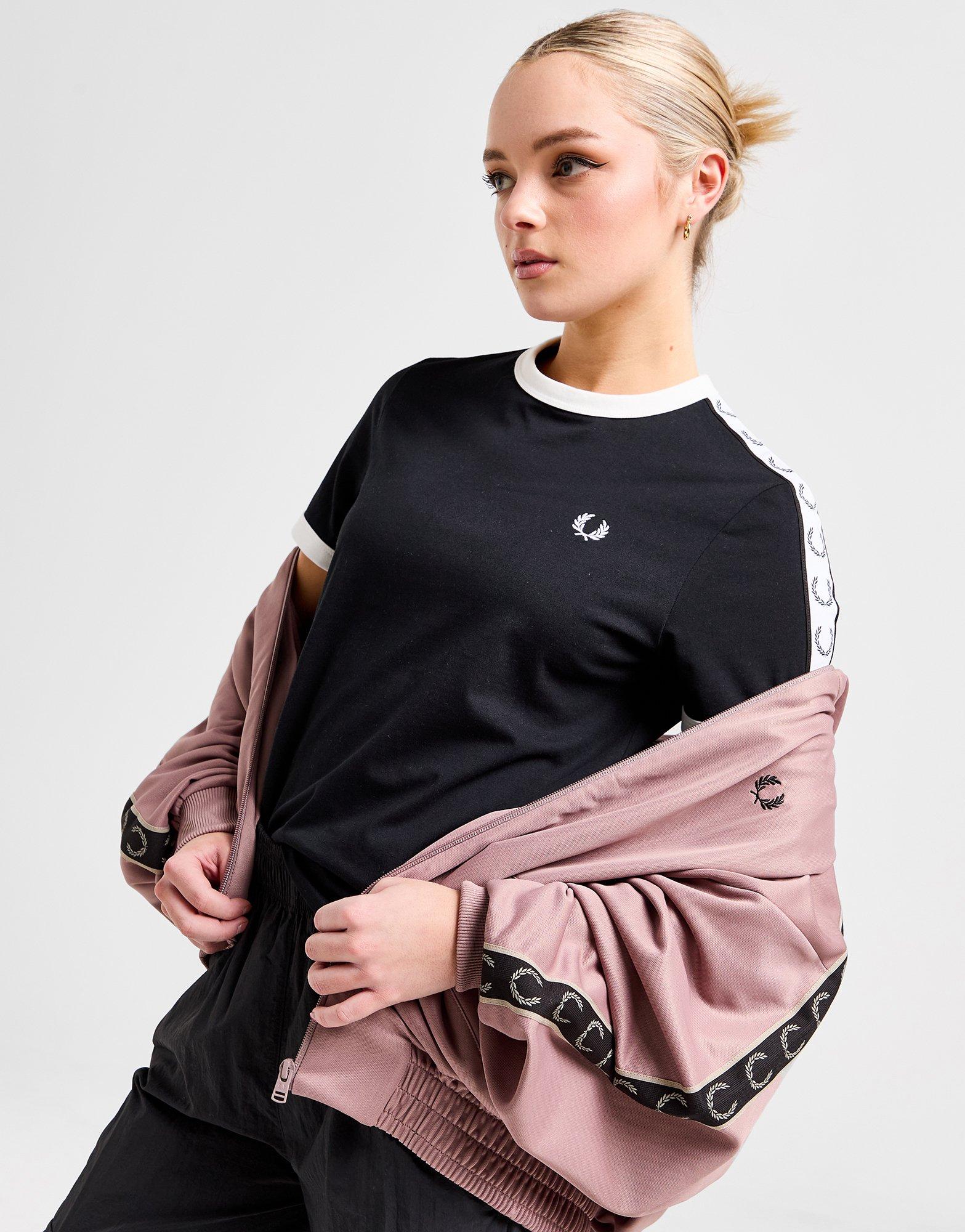 Fred Perry Logo Tape Full Zip Hoodie