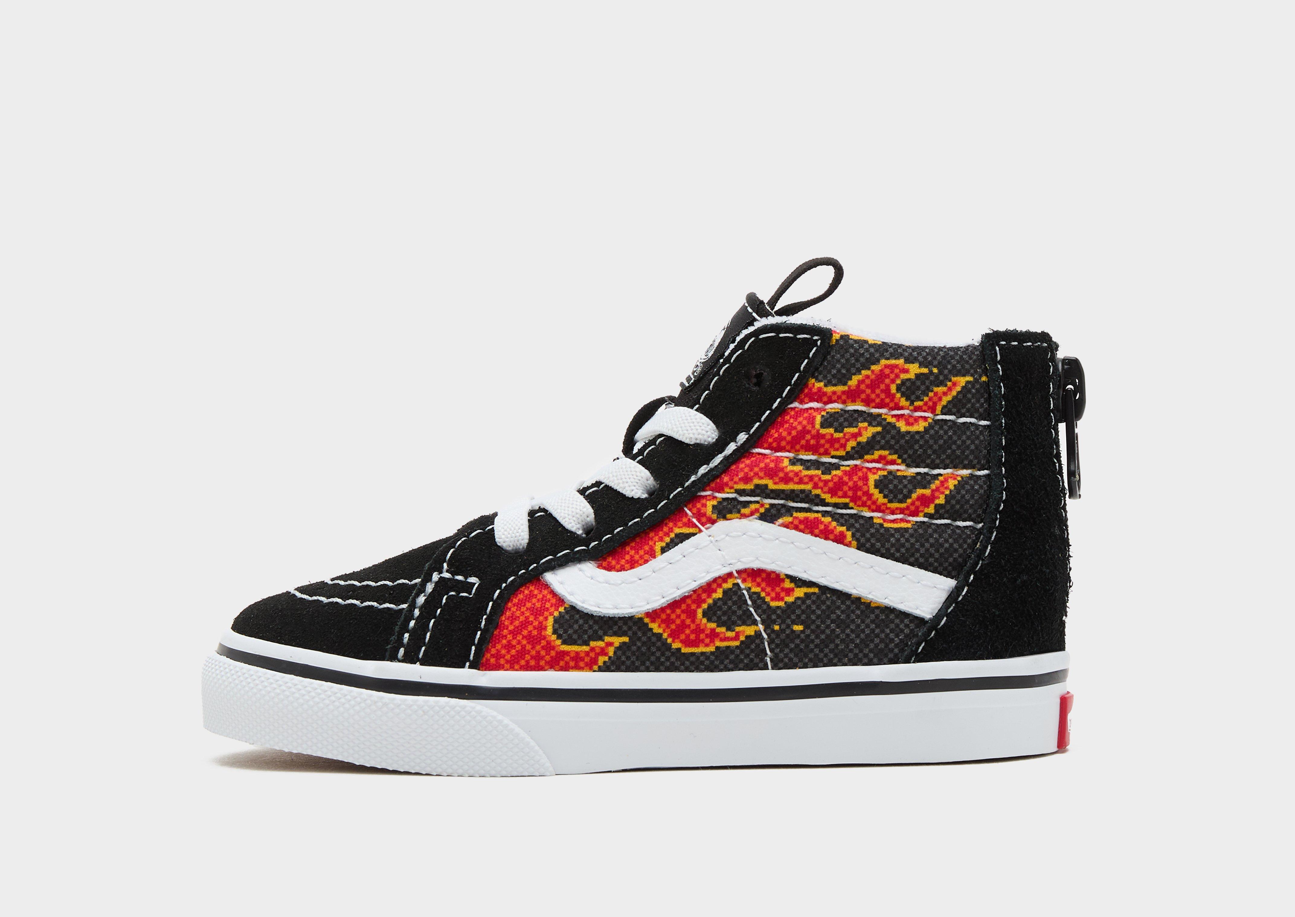 Vans flame hot sale sk8 hi