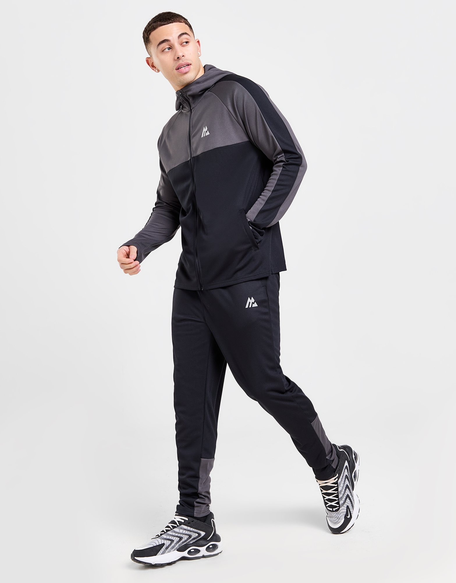 Black MONTIREX Agility Tracksuit | JD Sports UK