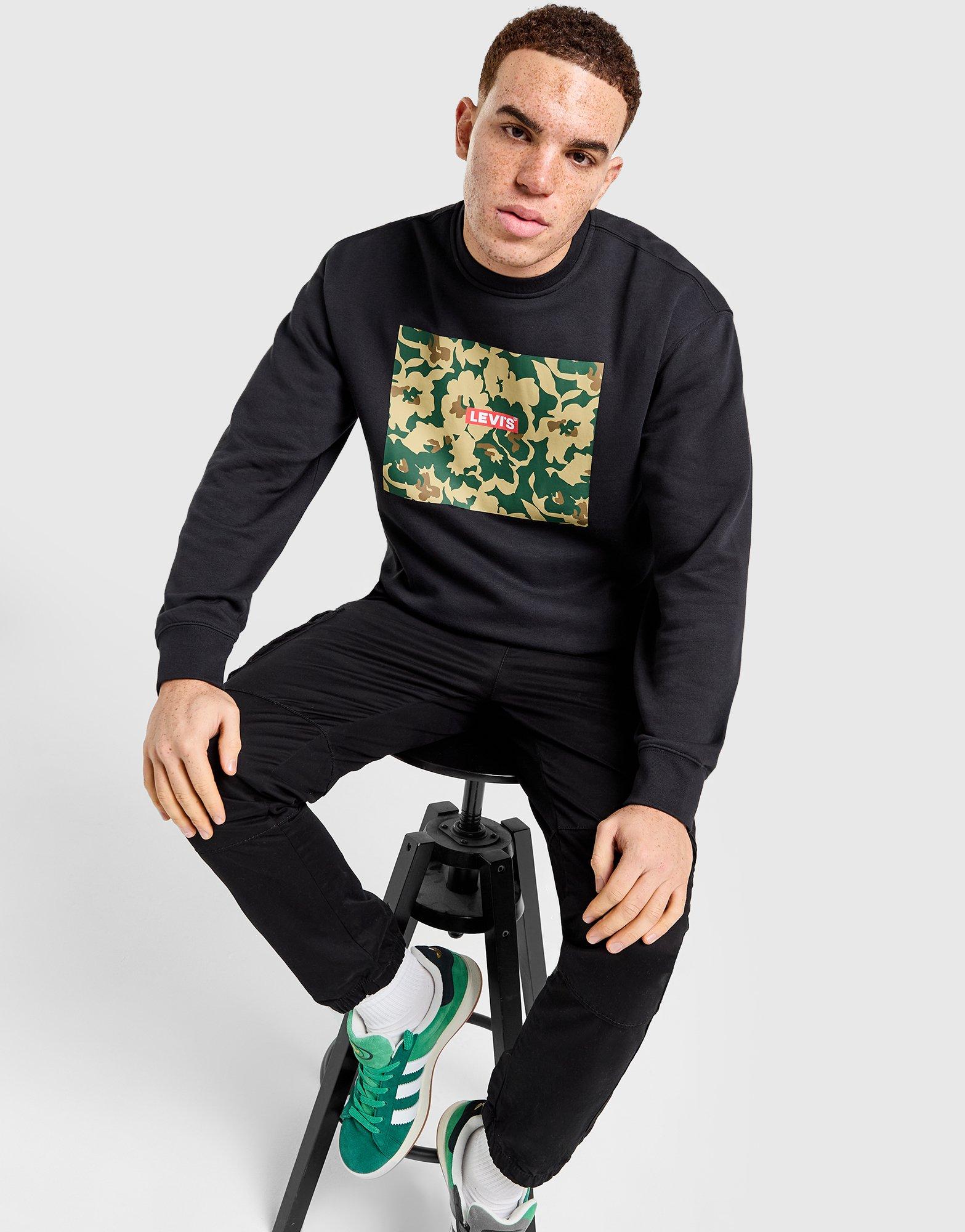 Camo hot sale crew sweatshirt