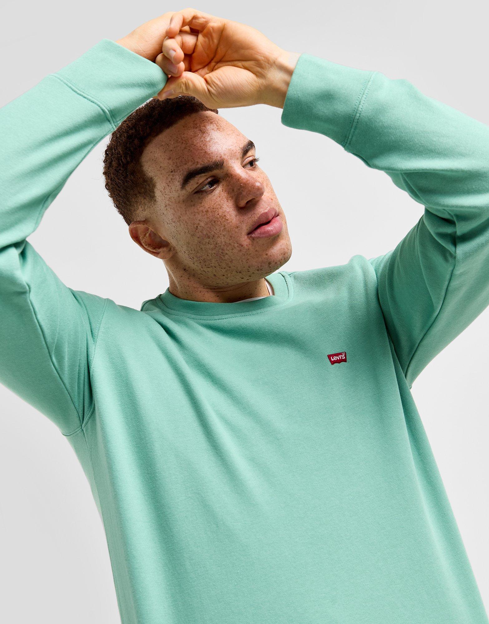 Levi's green clearance sweatshirt