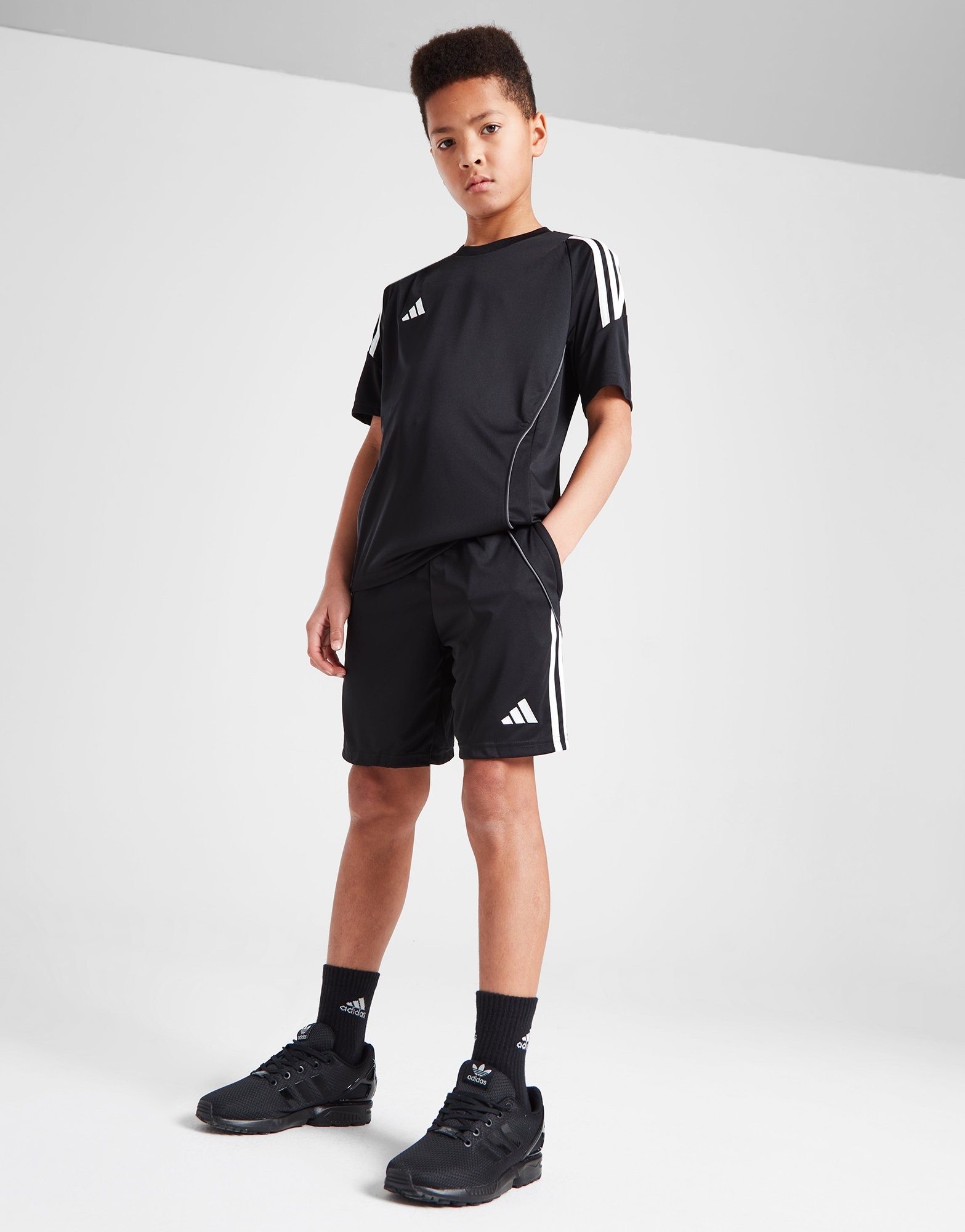 Black adidas Tiro 24 Shorts Junior | JD Sports UK