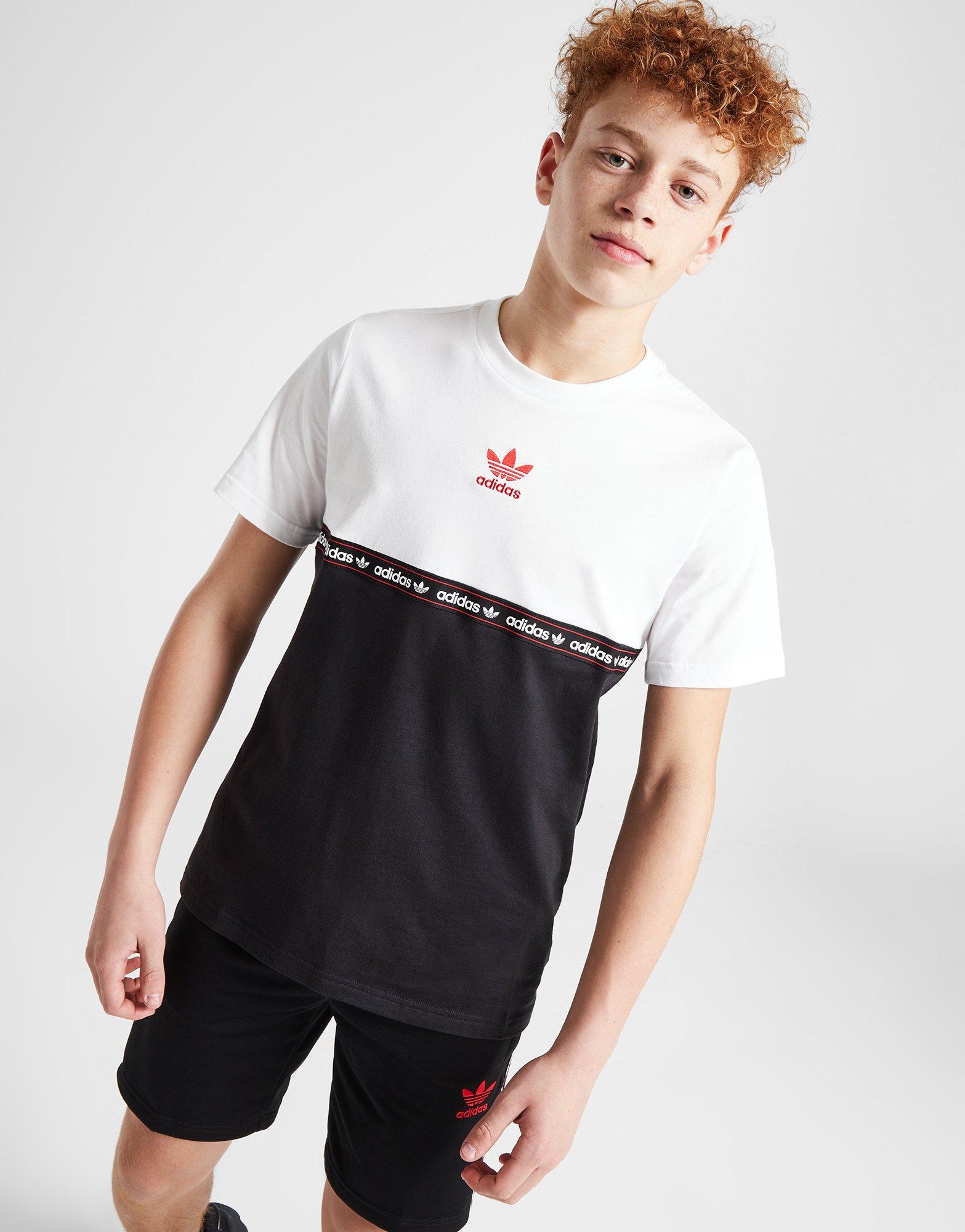 adidas Originals Tape Short Sleeve T-Shirt Junior
