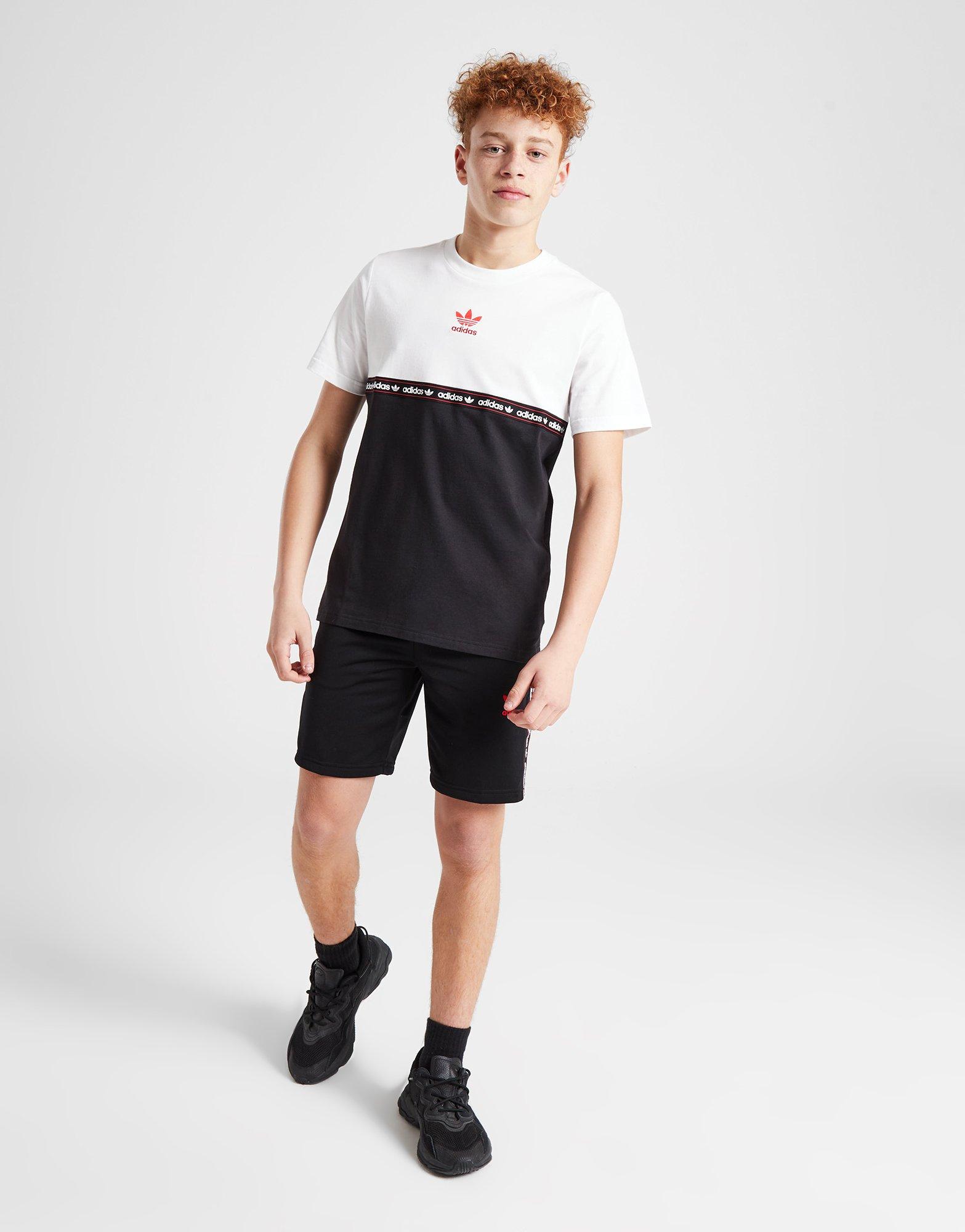 adidas Originals Tape Short Sleeve T-Shirt Junior