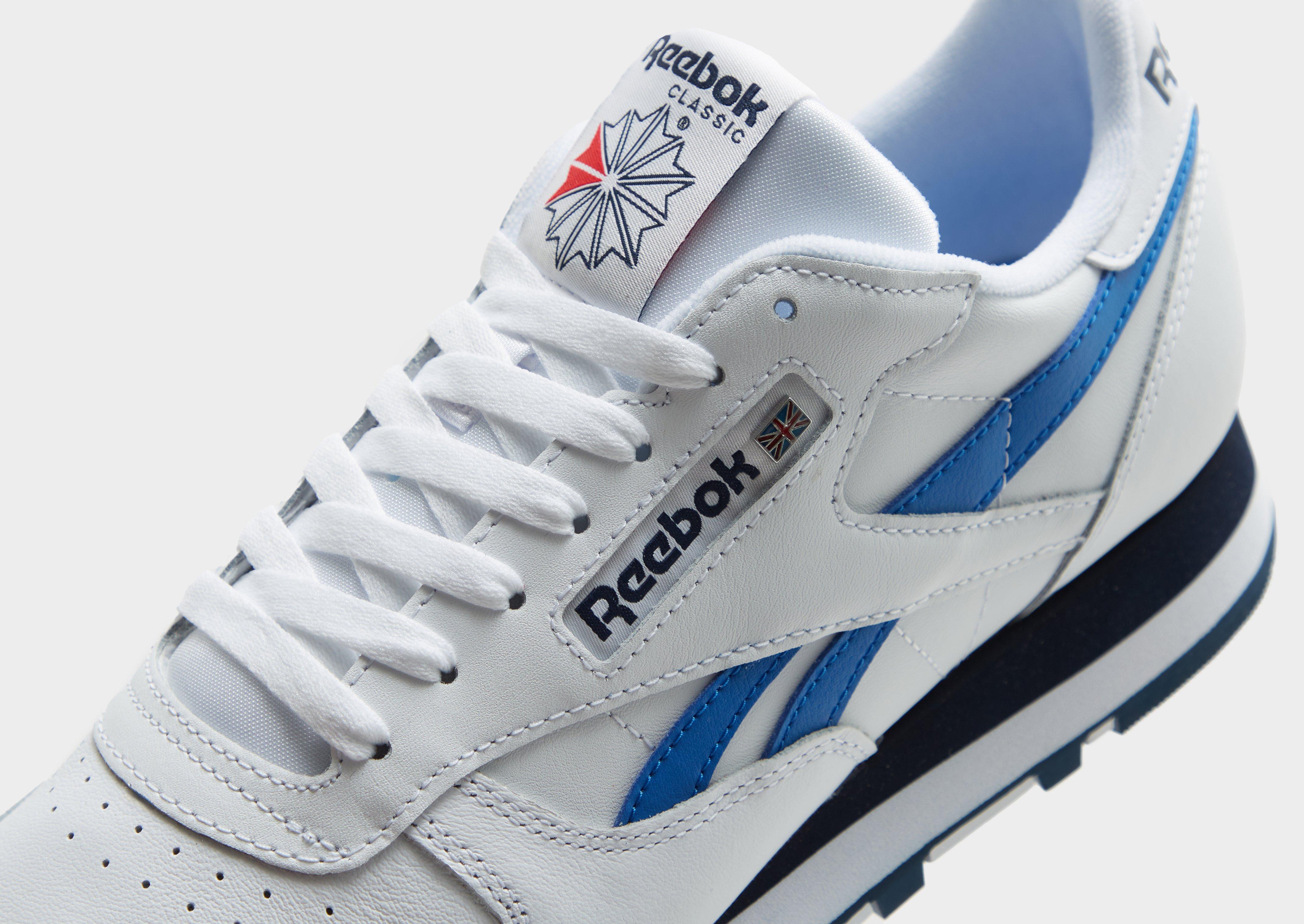 Reebok Footwear Unisex' Classic Leather Reebok Classics Ftw Men White , 5 M  US