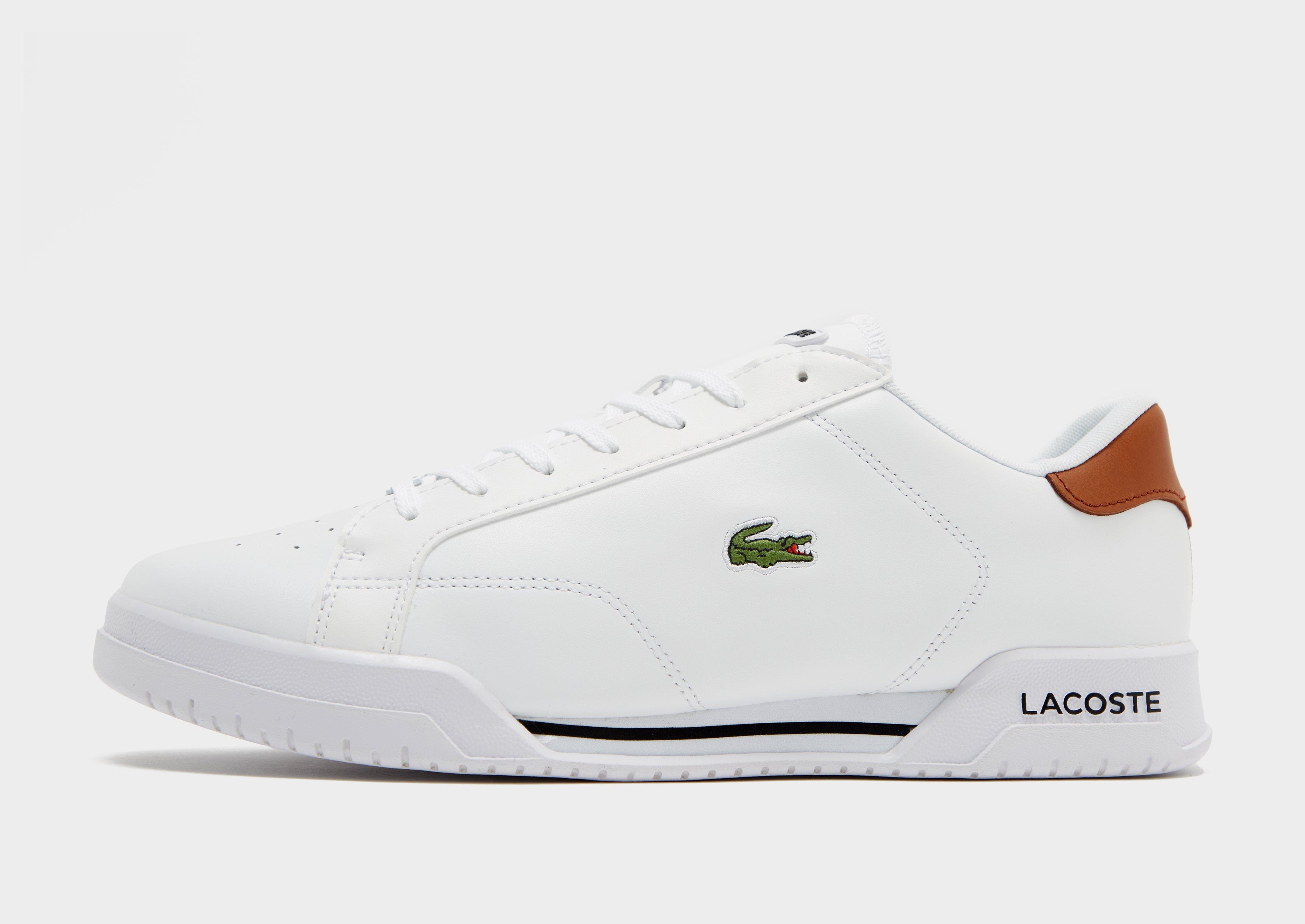 White Lacoste Twin Serve - JD Sports Global