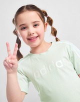 adidas Conjunto de camiseta y pantalón corto Linear para niña Infantil