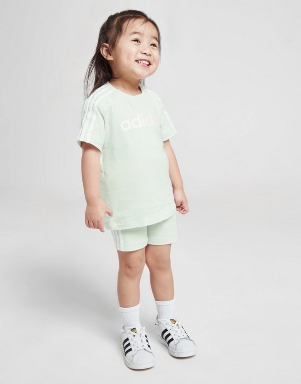adidas Linear T-Shirt/Shorts Set Babys