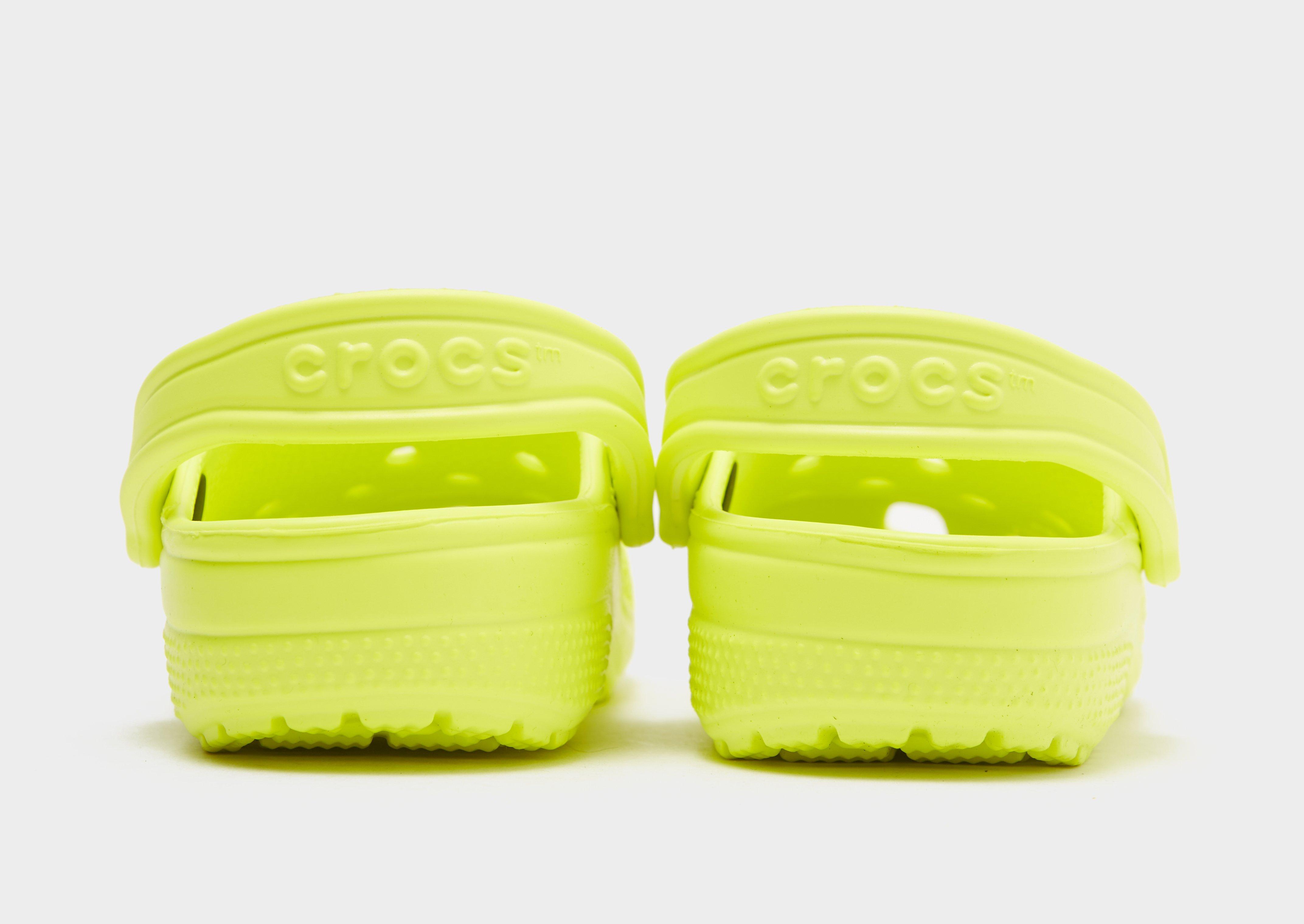 Yellow infant outlet crocs