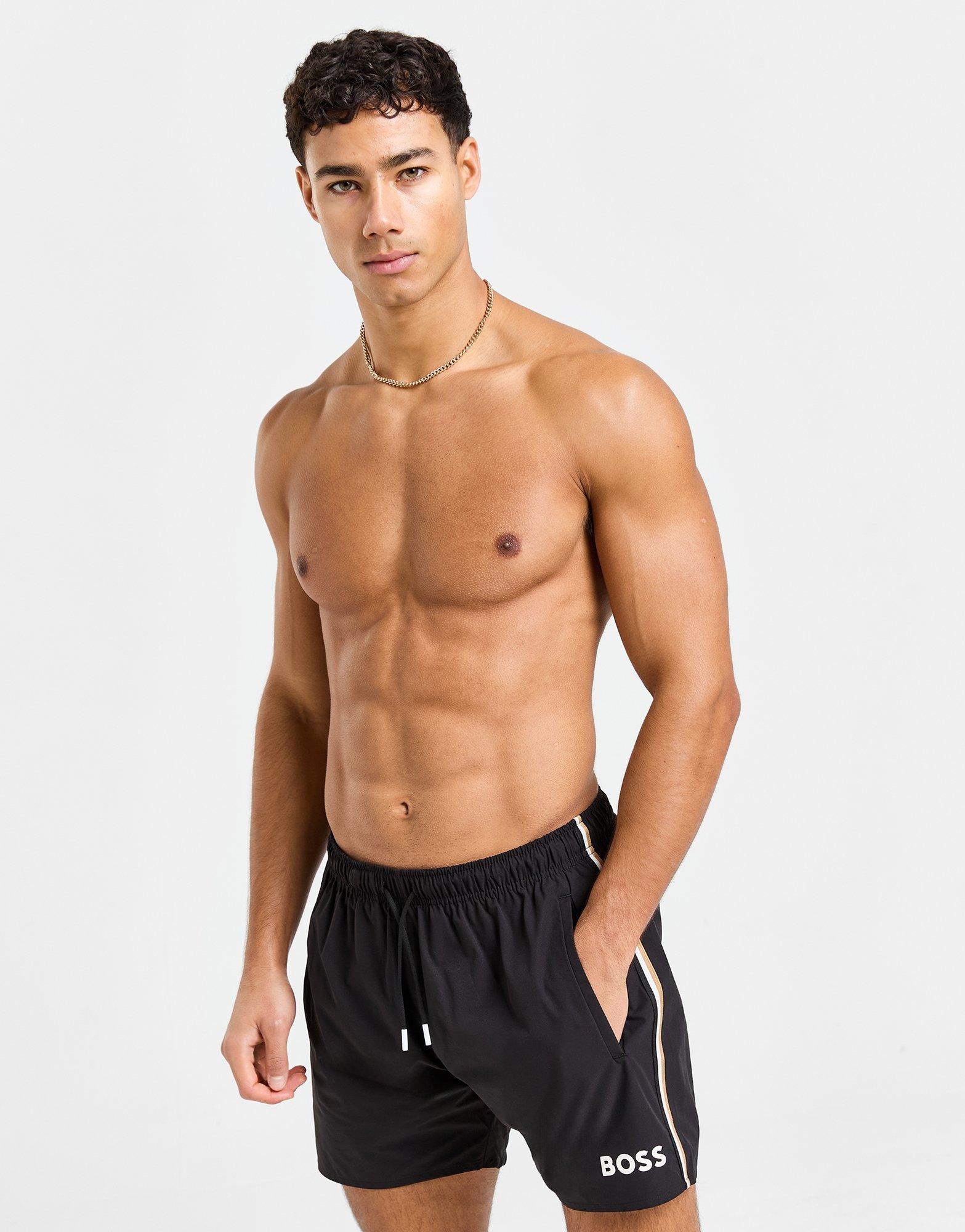 Boss swim trunks on sale