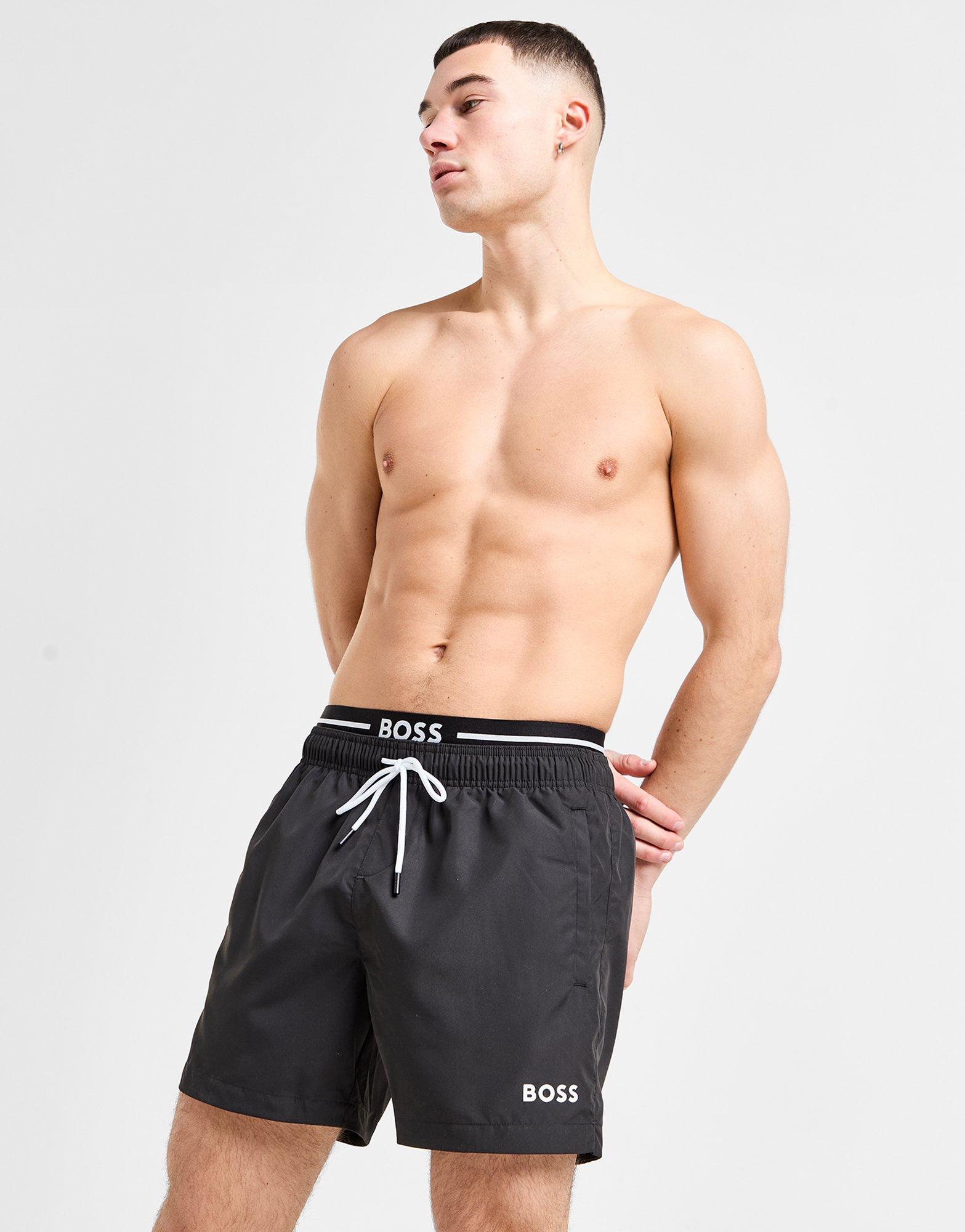 BOSS Amur Double Waistband Swim Shorts