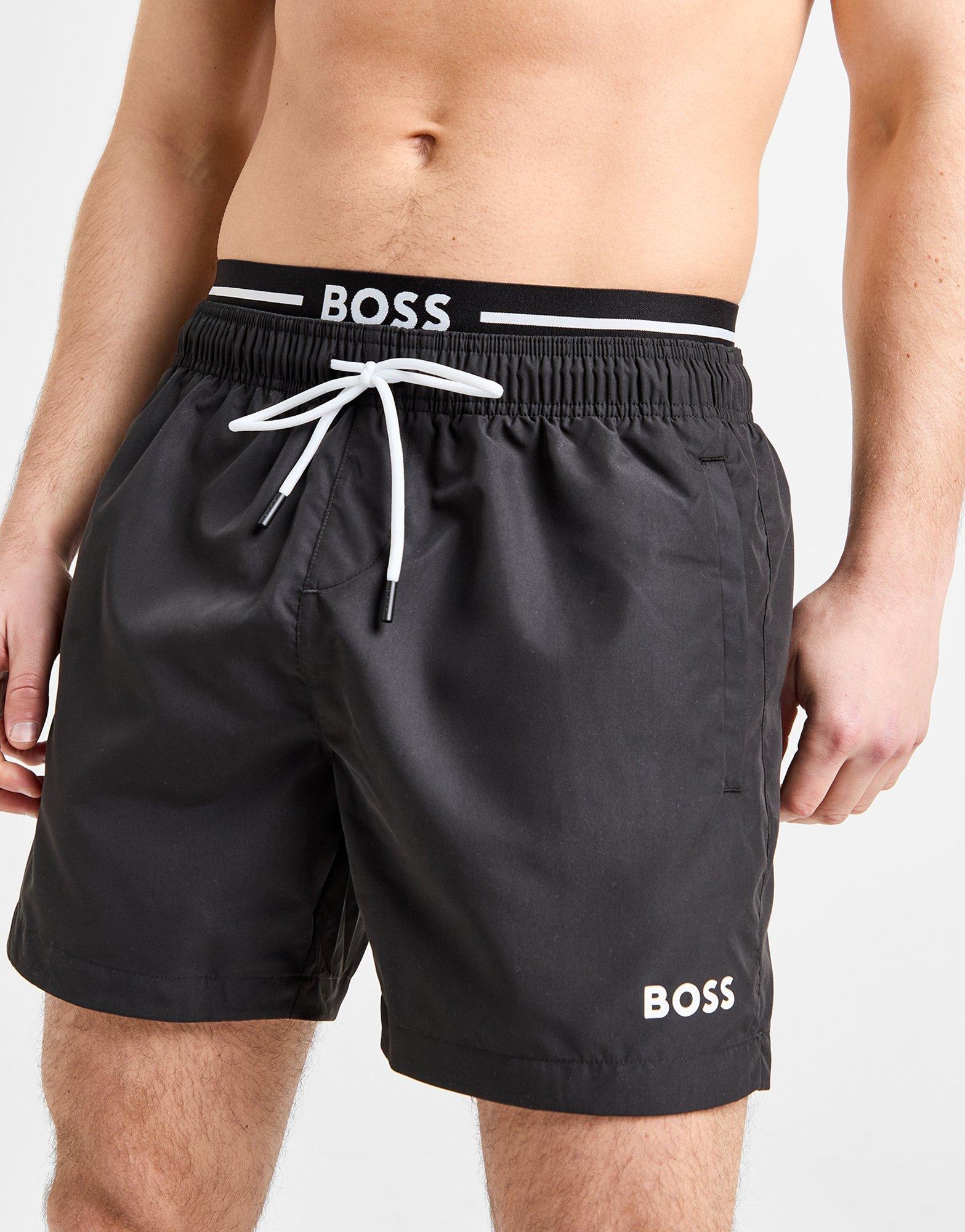 BOSS Amur Double Waistband Swim Shorts
